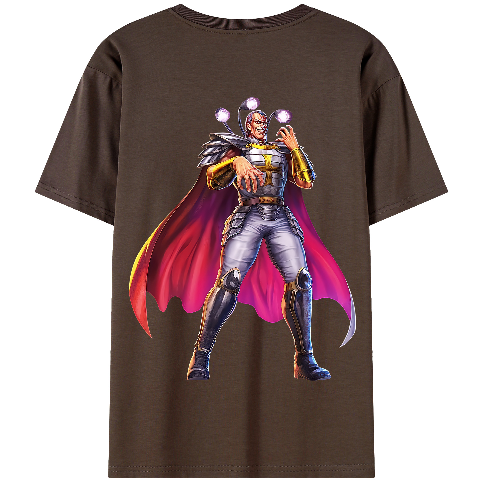 （画像用） 北斗の拳 Fist of the North Star 綿100％半袖Tシャツ（背面プリント）