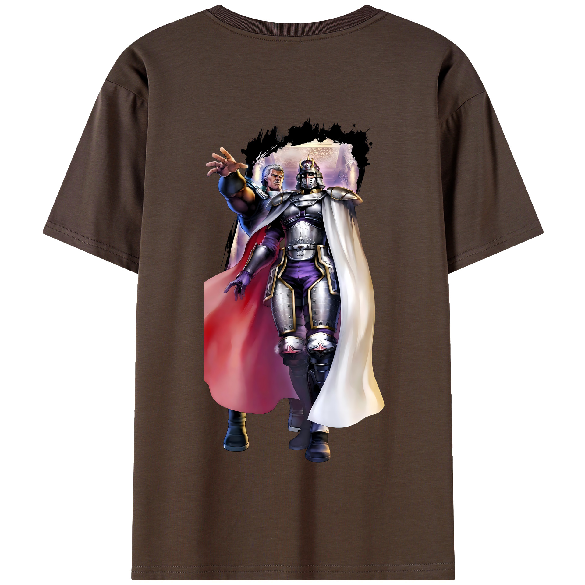 （画像用） 北斗の拳 Fist of the North Star 綿100％半袖Tシャツ（背面プリント）
