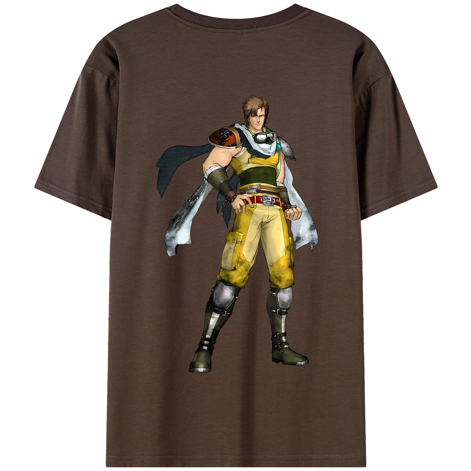 （画像用） 北斗の拳 Fist of the North Star 綿100％半袖Tシャツ（背面プリント）