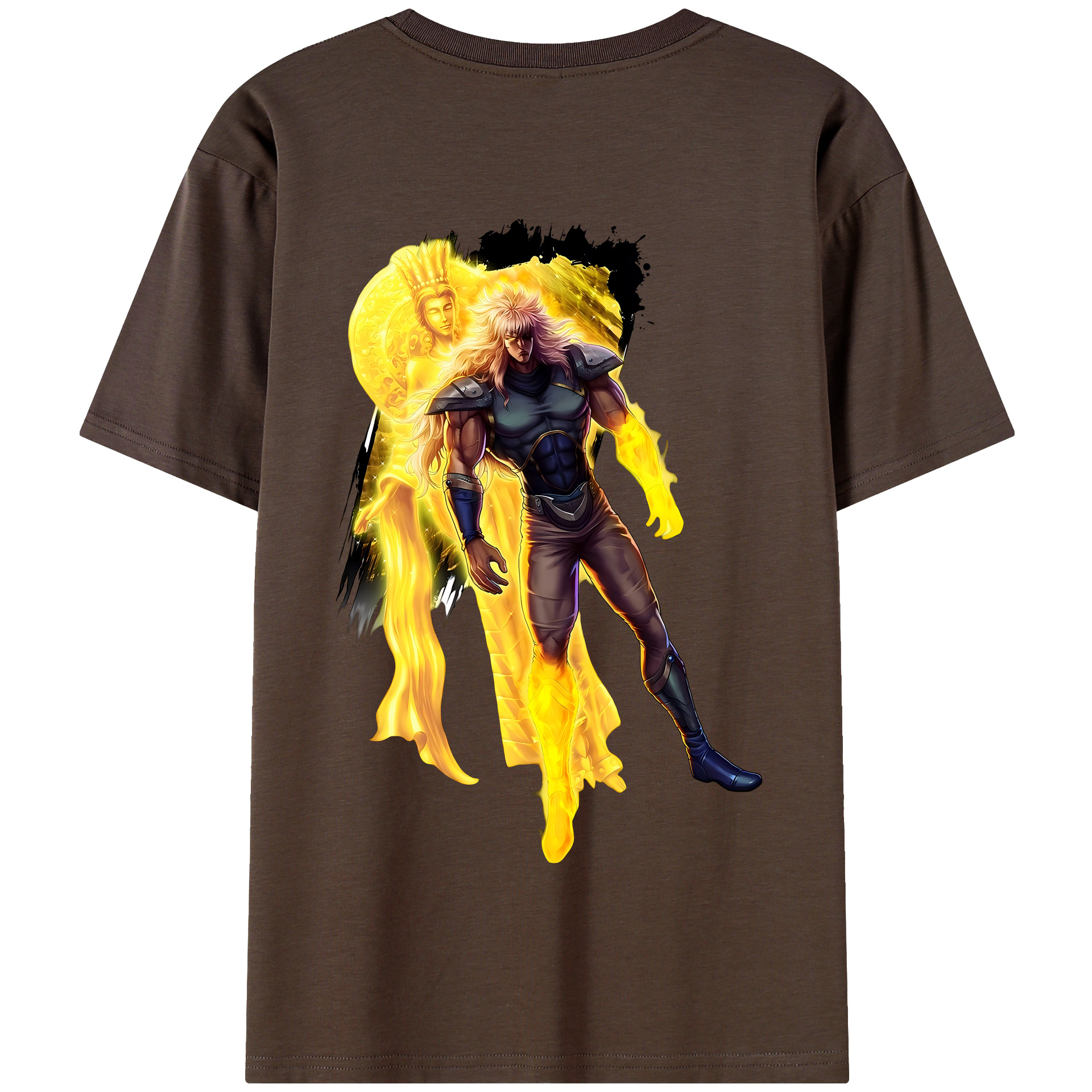 （画像用） 北斗の拳 Fist of the North Star 綿100％半袖Tシャツ（背面プリント）