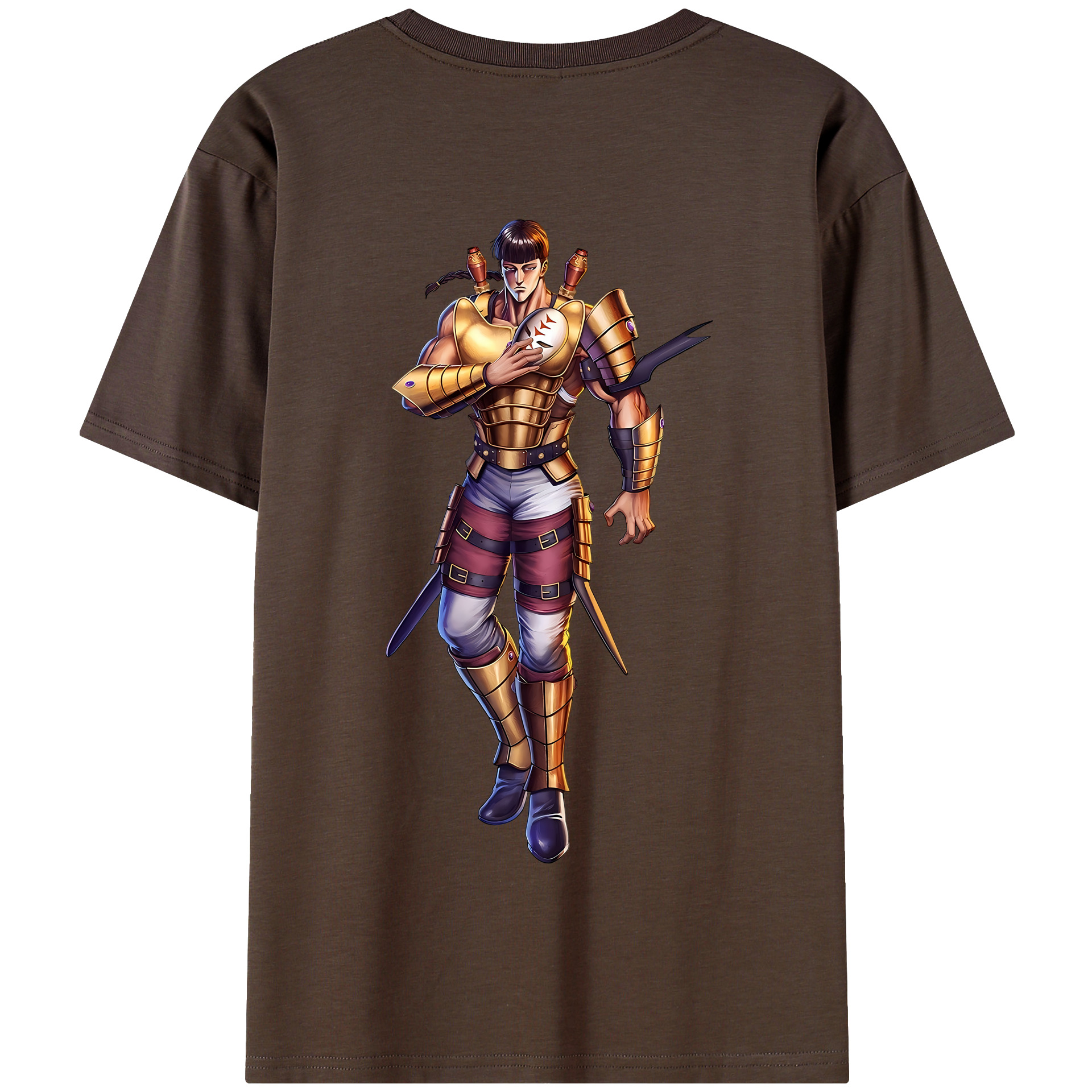 （画像用） 北斗の拳 Fist of the North Star 綿100％半袖Tシャツ（背面プリント）