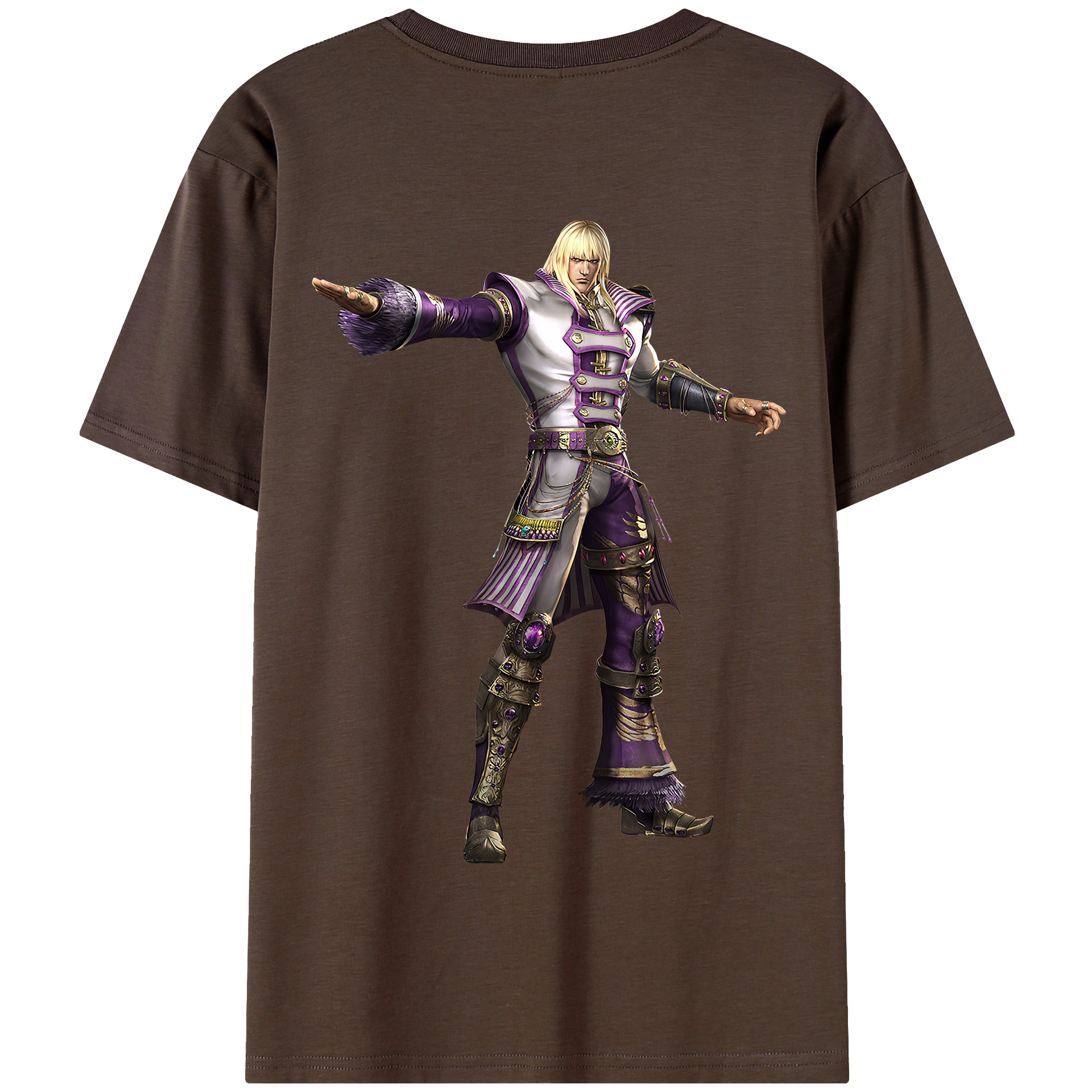 （画像用） 北斗の拳 Fist of the North Star 綿100％半袖Tシャツ（背面プリント）