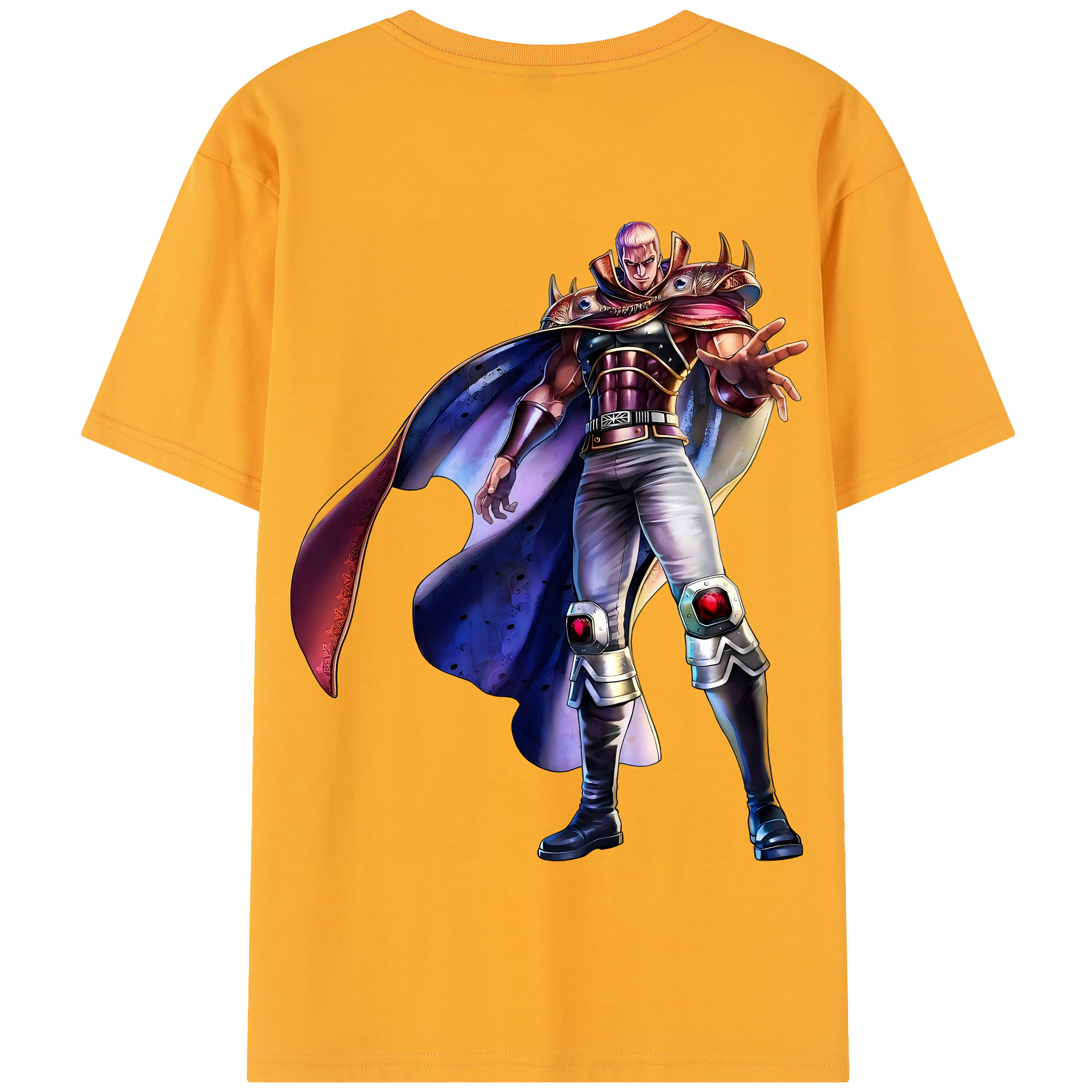 （画像用） 北斗の拳 Fist of the North Star 綿100％半袖Tシャツ（背面プリント）