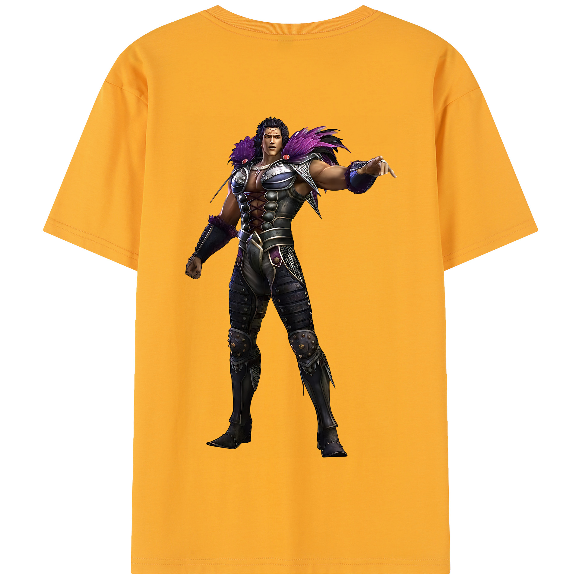 （画像用） 北斗の拳 Fist of the North Star 綿100％半袖Tシャツ（背面プリント）