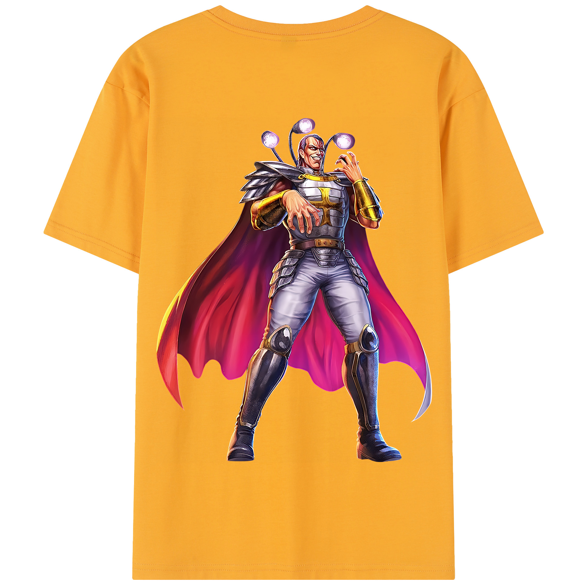 （画像用） 北斗の拳 Fist of the North Star 綿100％半袖Tシャツ（背面プリント）