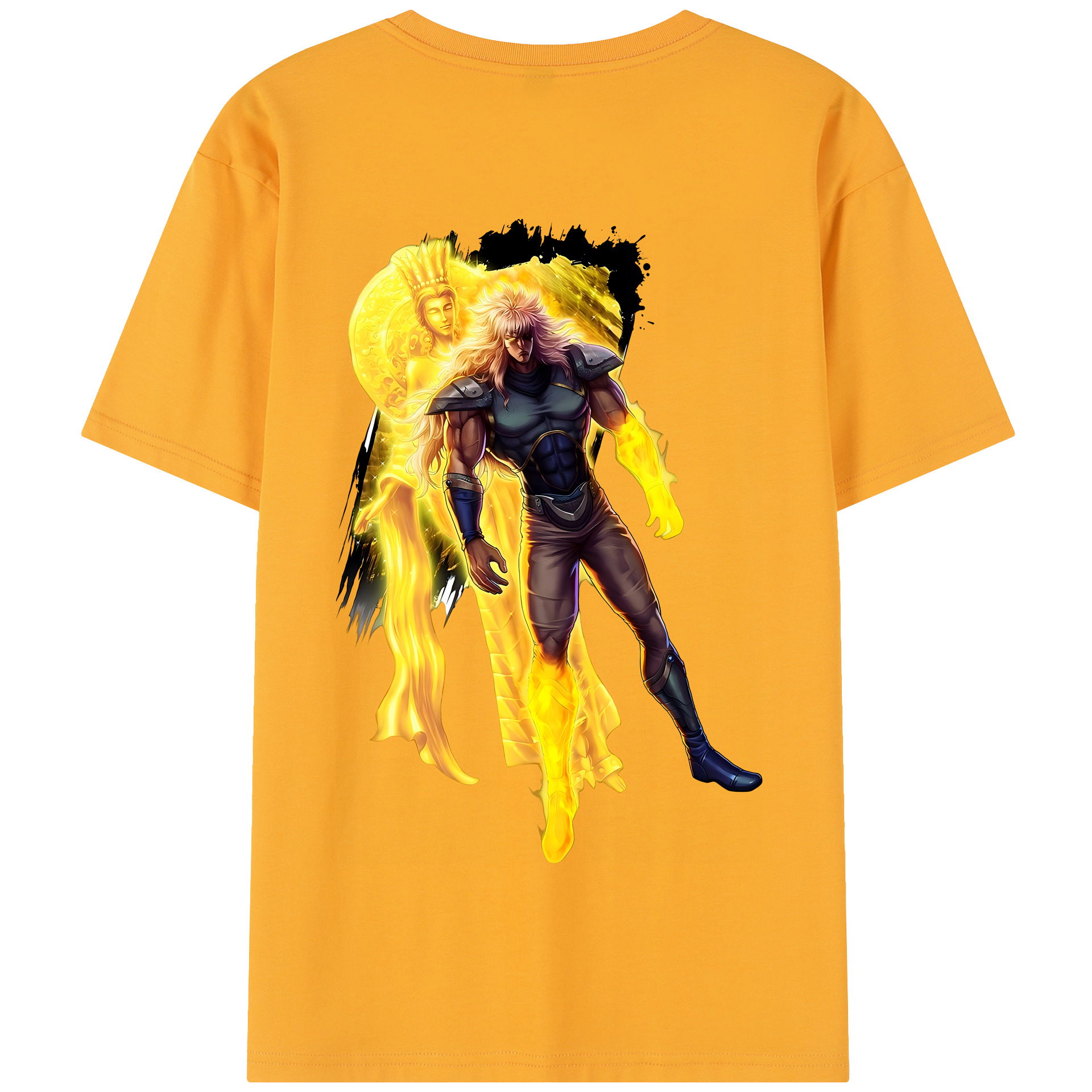 （画像用） 北斗の拳 Fist of the North Star 綿100％半袖Tシャツ（背面プリント）