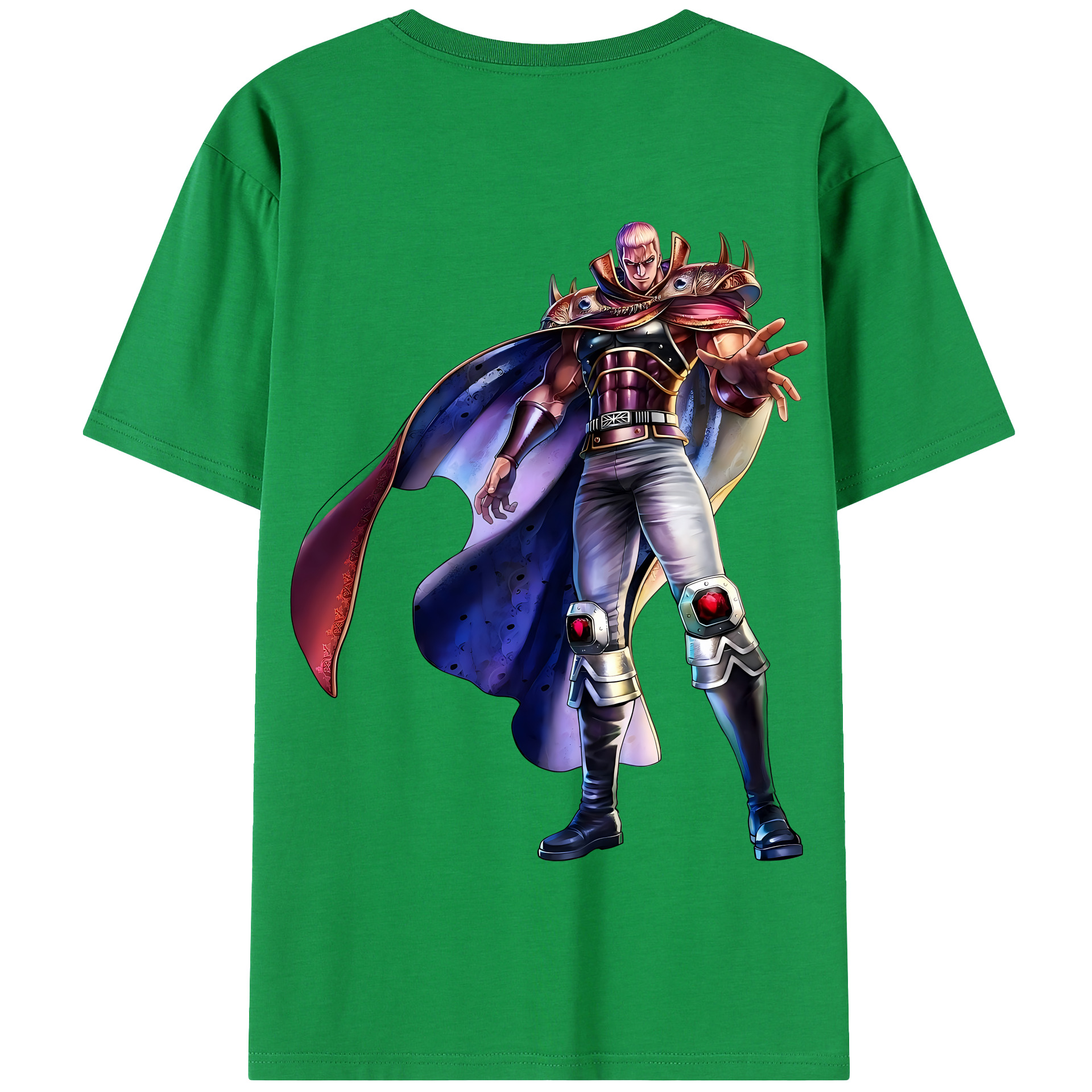 （画像用） 北斗の拳 Fist of the North Star 綿100％半袖Tシャツ（背面プリント）