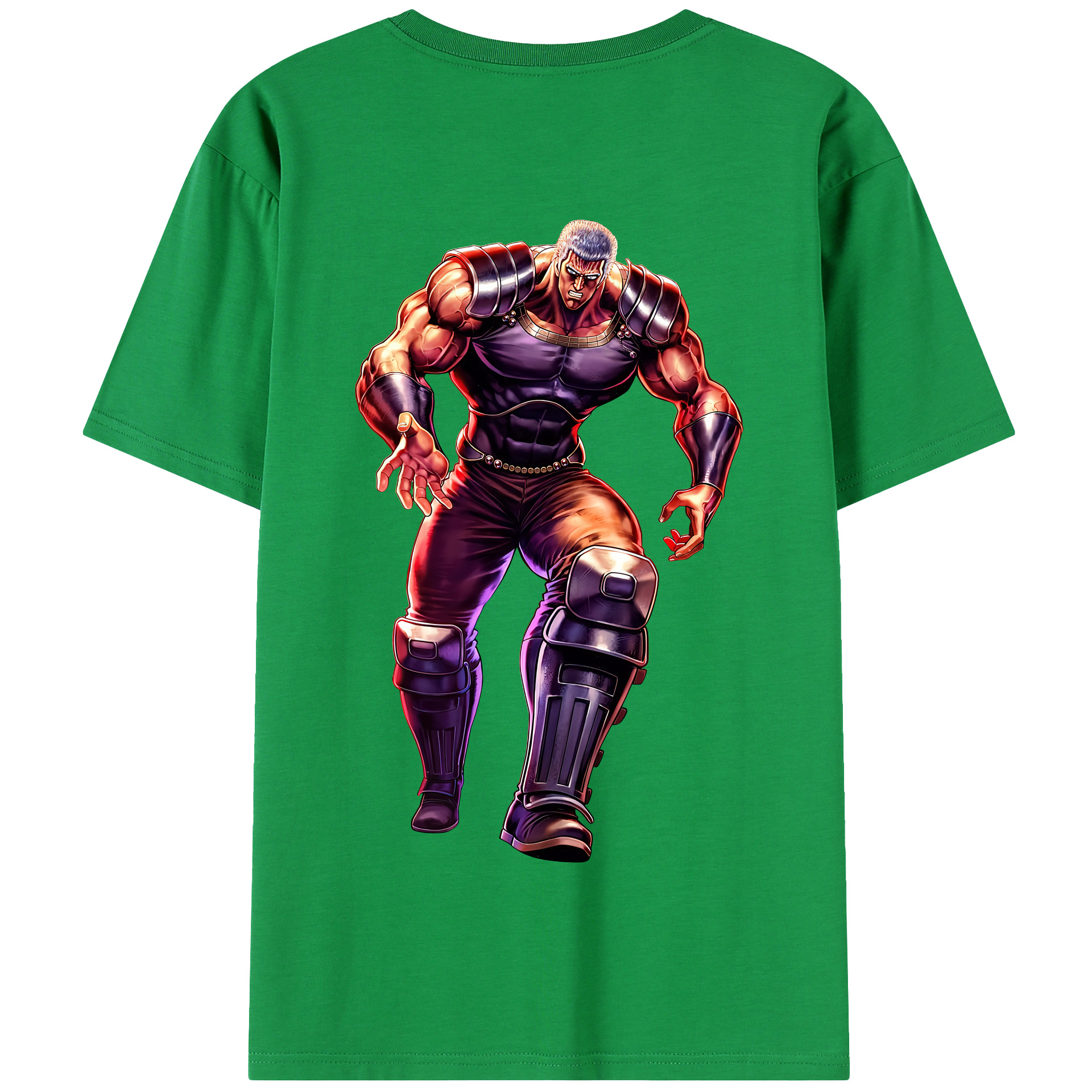（画像用） 北斗の拳 Fist of the North Star 綿100％半袖Tシャツ（背面プリント）