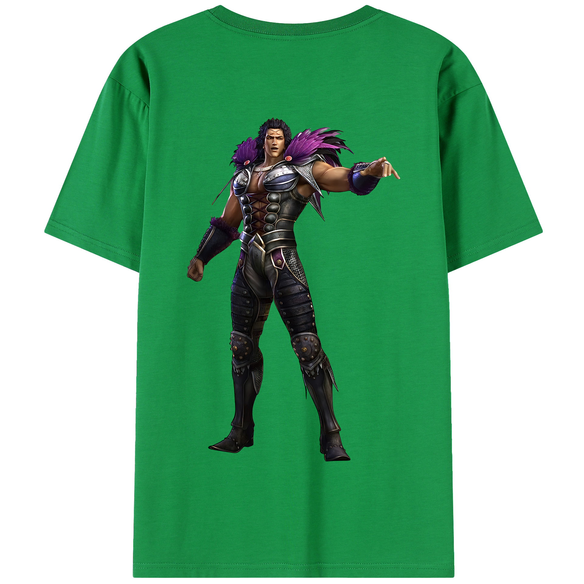 （画像用） 北斗の拳 Fist of the North Star 綿100％半袖Tシャツ（背面プリント）