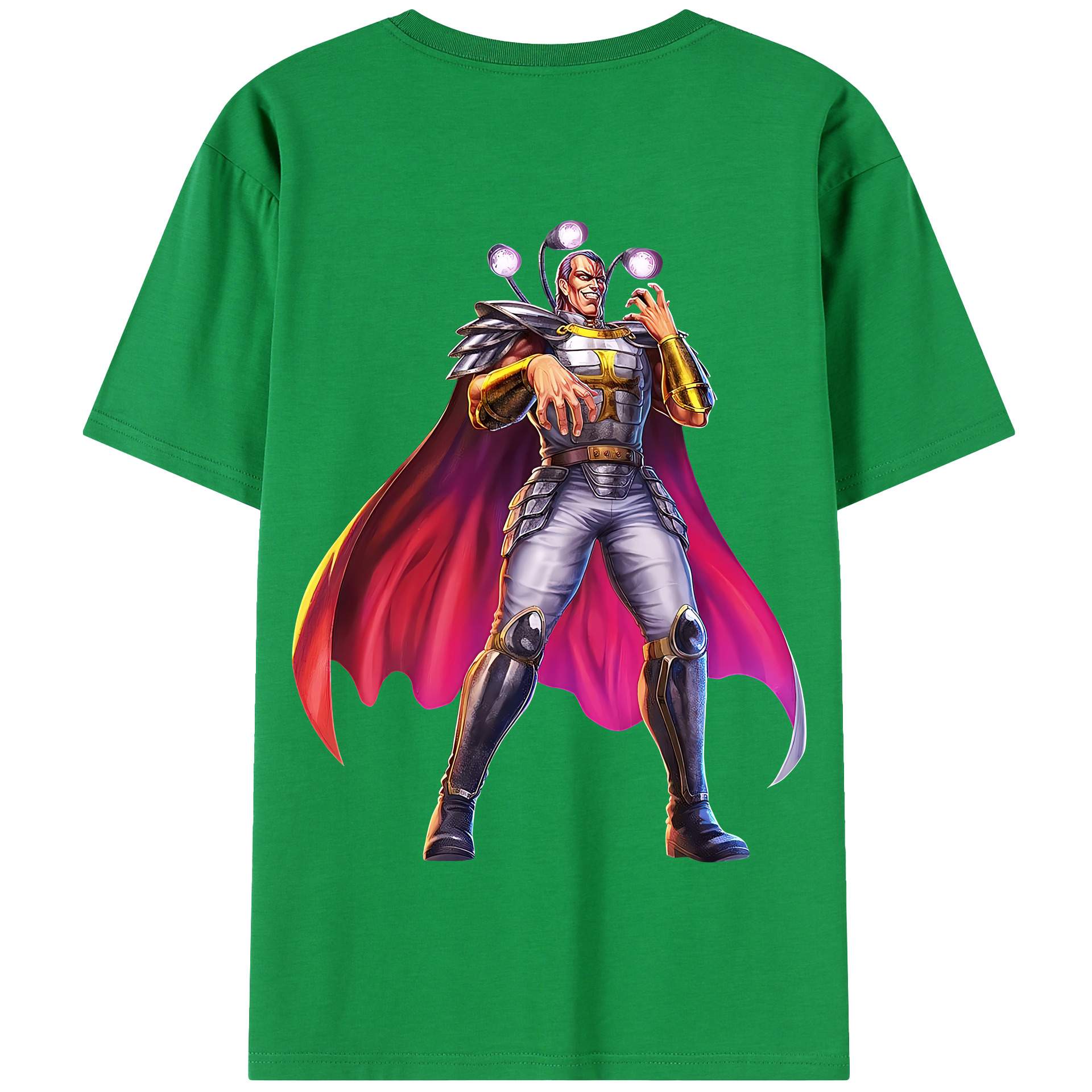 （画像用） 北斗の拳 Fist of the North Star 綿100％半袖Tシャツ（背面プリント）