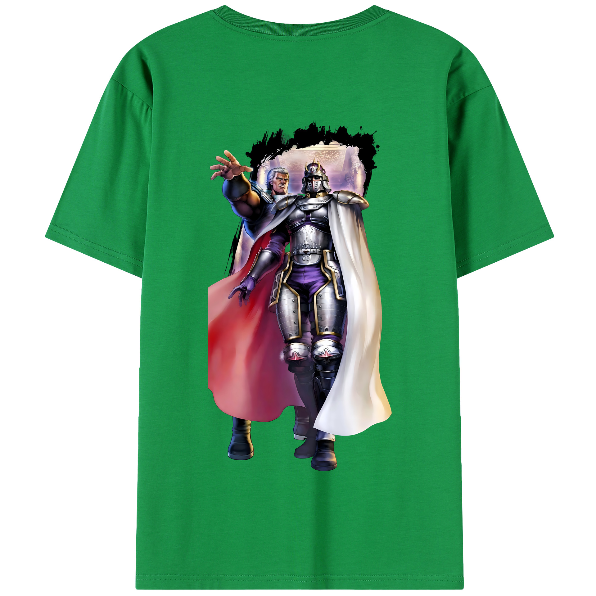 （画像用） 北斗の拳 Fist of the North Star 綿100％半袖Tシャツ（背面プリント）