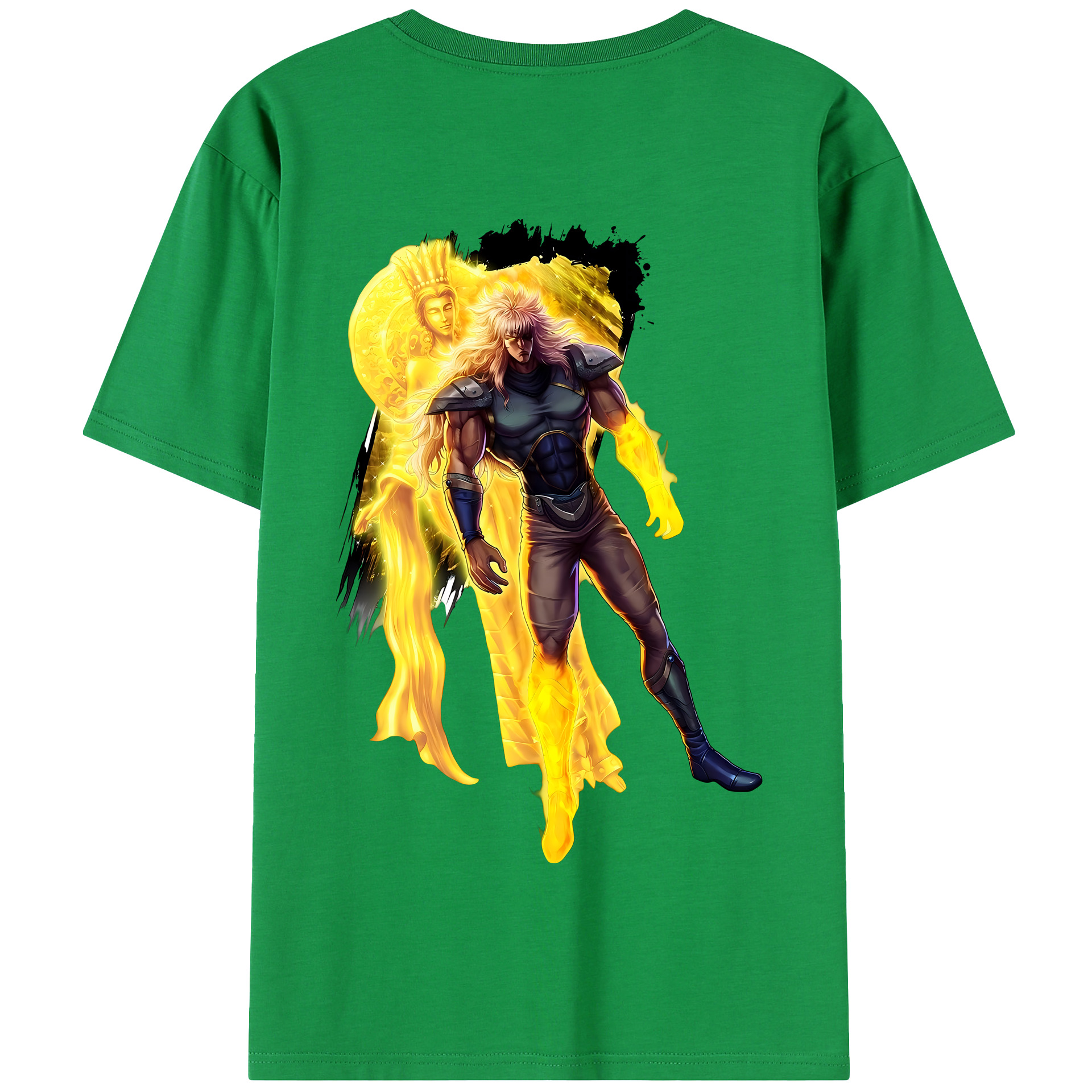 （画像用） 北斗の拳 Fist of the North Star 綿100％半袖Tシャツ（背面プリント）
