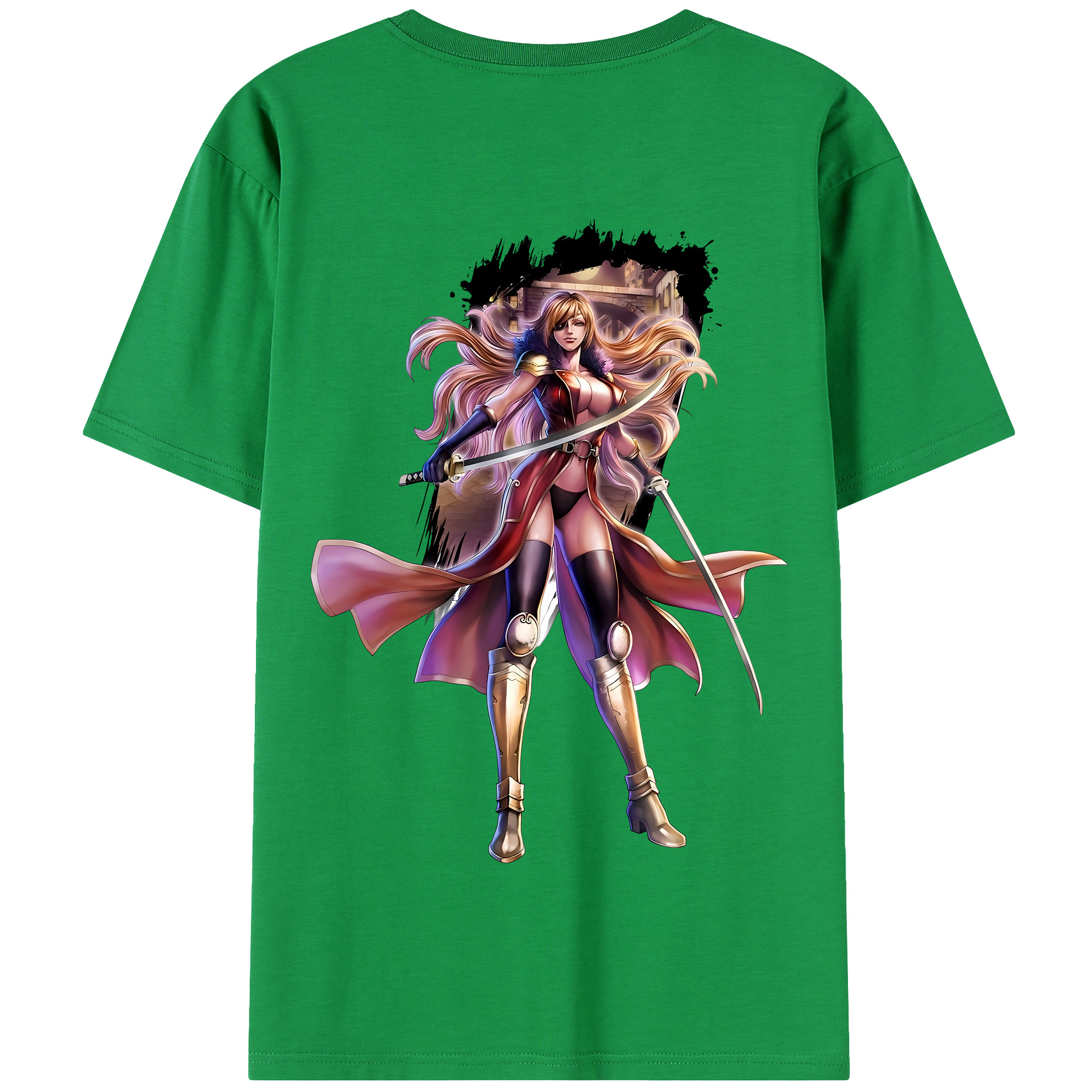 （画像用） 北斗の拳 Fist of the North Star 綿100％半袖Tシャツ（背面プリント）