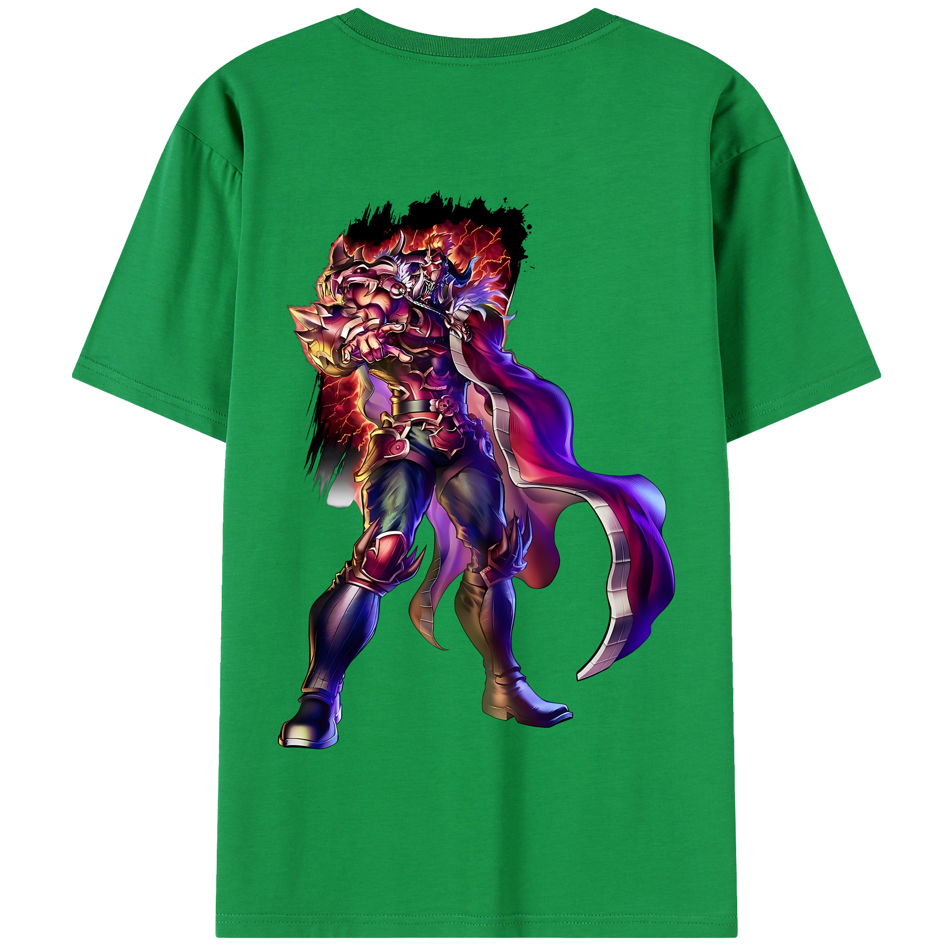 （画像用） 北斗の拳 Fist of the North Star 綿100％半袖Tシャツ（背面プリント）