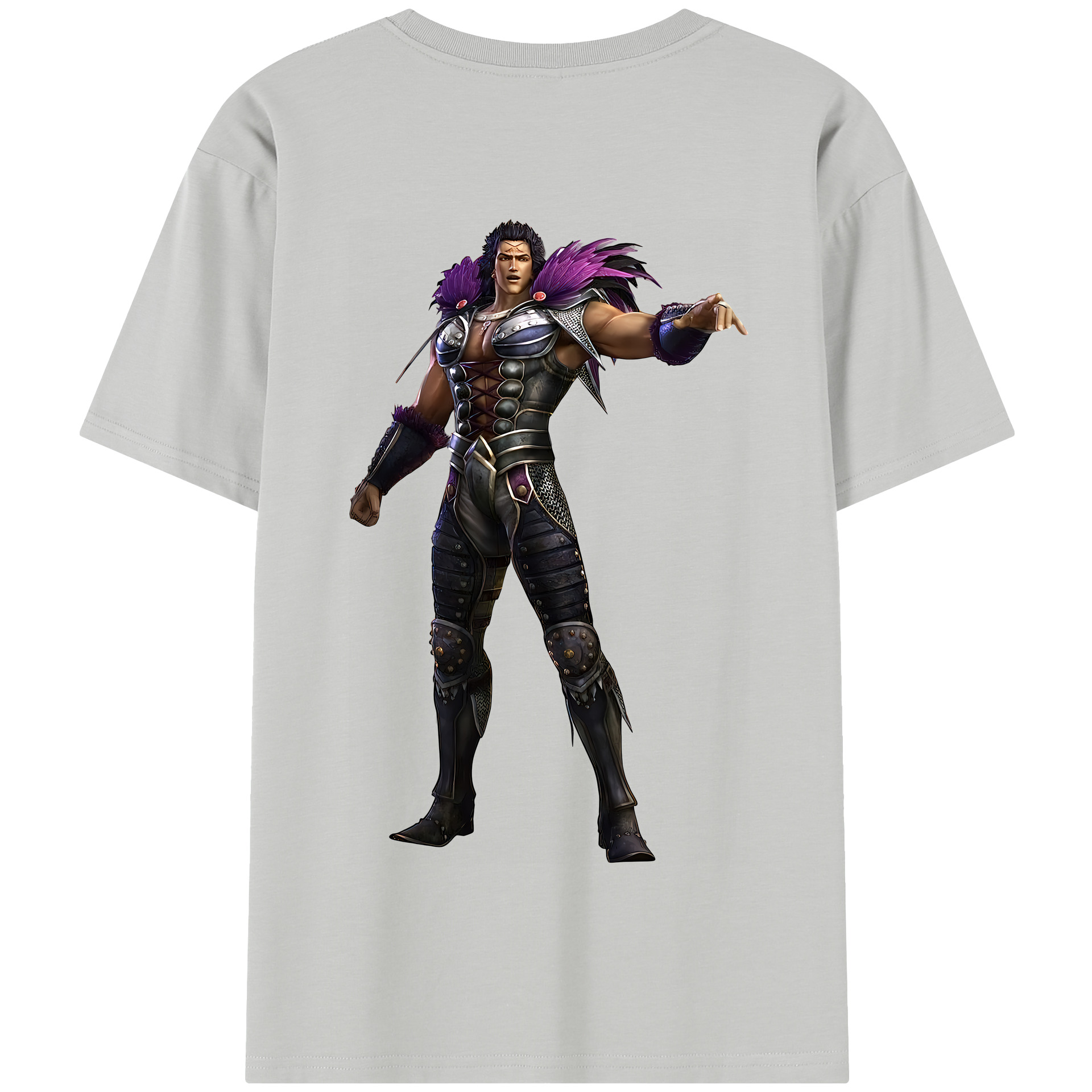 （画像用） 北斗の拳 Fist of the North Star 綿100％半袖Tシャツ（背面プリント）