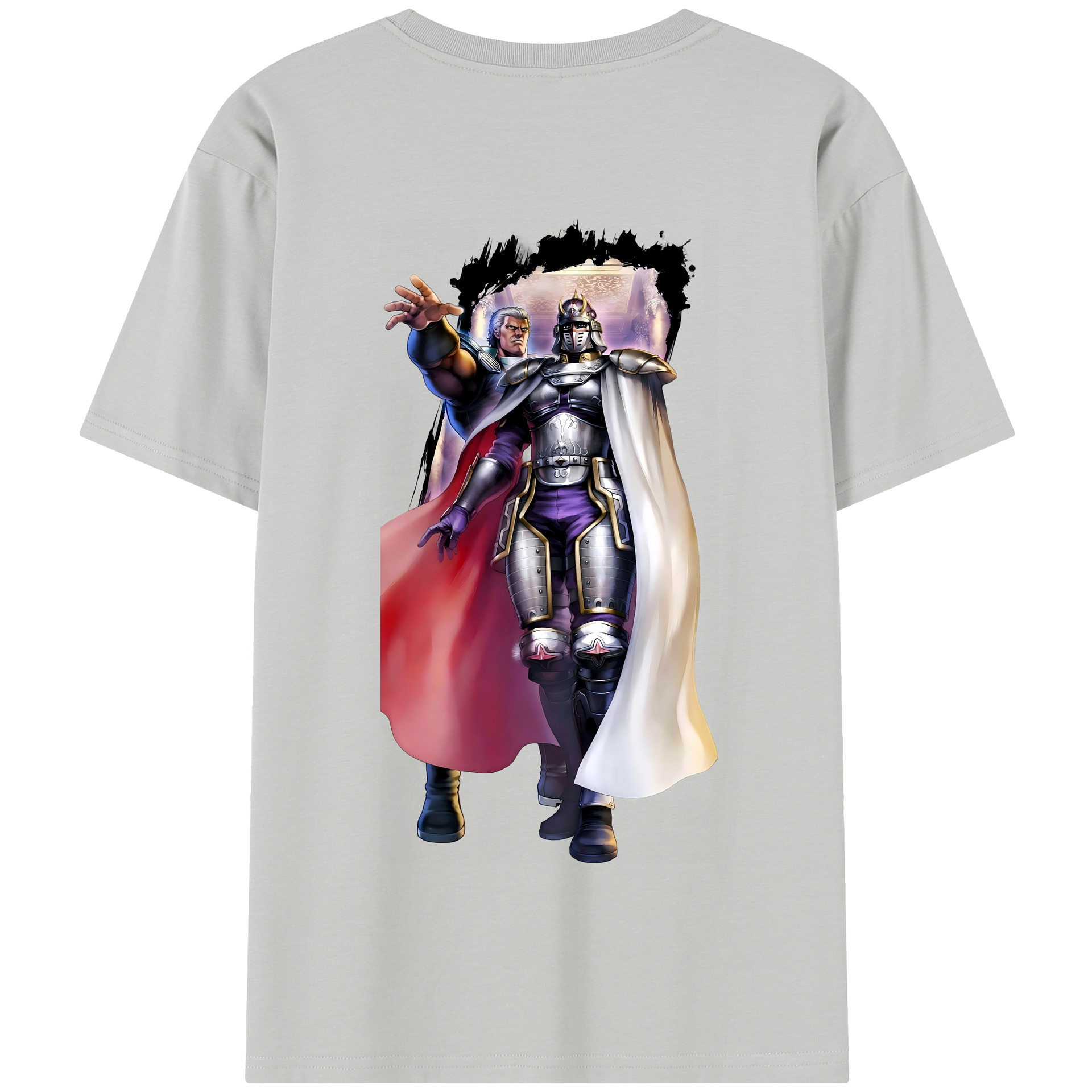 （画像用） 北斗の拳 Fist of the North Star 綿100％半袖Tシャツ（背面プリント）