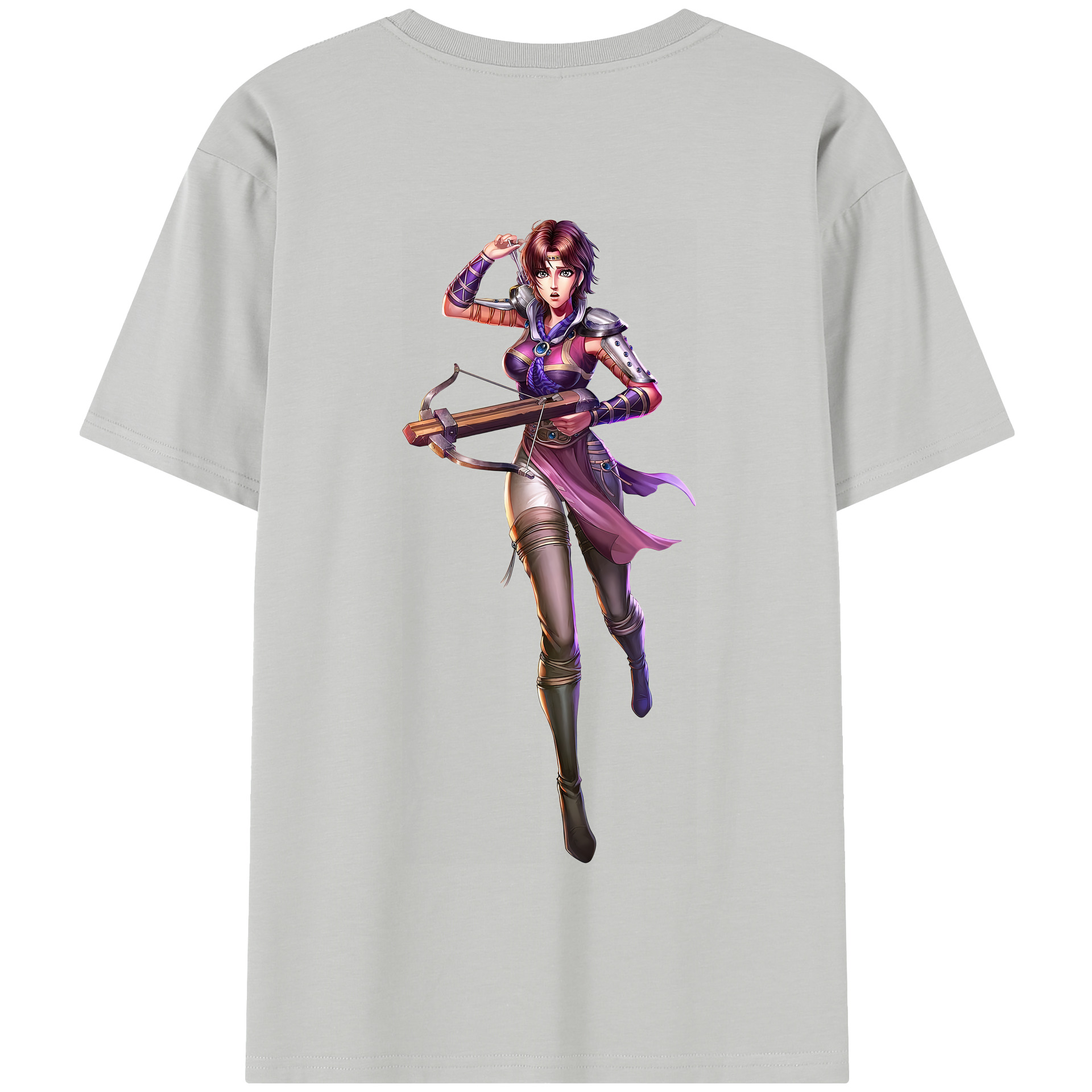 （画像用） 北斗の拳 Fist of the North Star 綿100％半袖Tシャツ（背面プリント）
