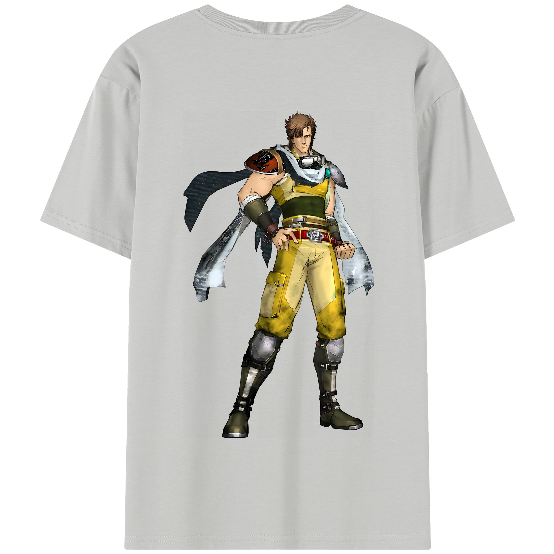 （画像用） 北斗の拳 Fist of the North Star 綿100％半袖Tシャツ（背面プリント）