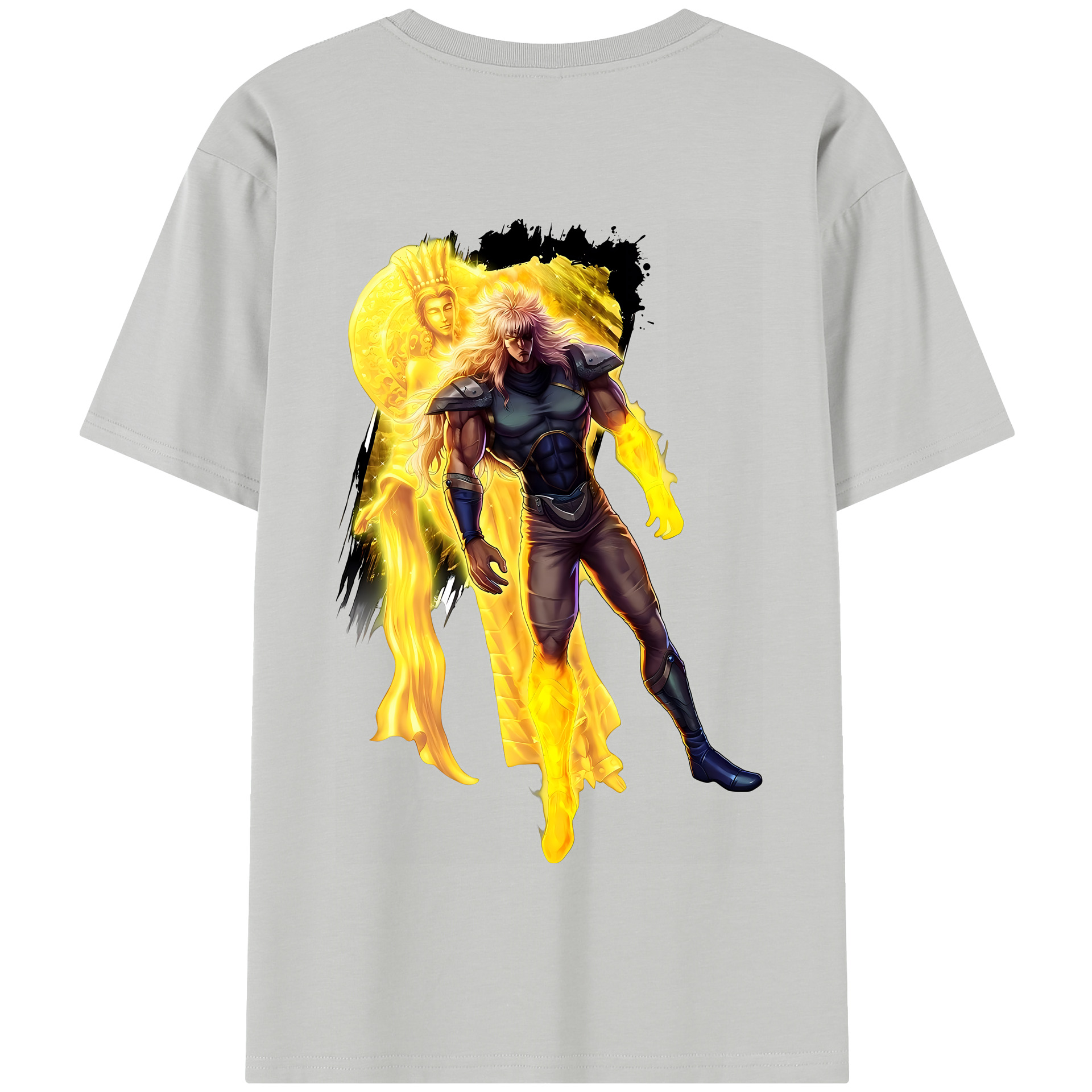（画像用） 北斗の拳 Fist of the North Star 綿100％半袖Tシャツ（背面プリント）