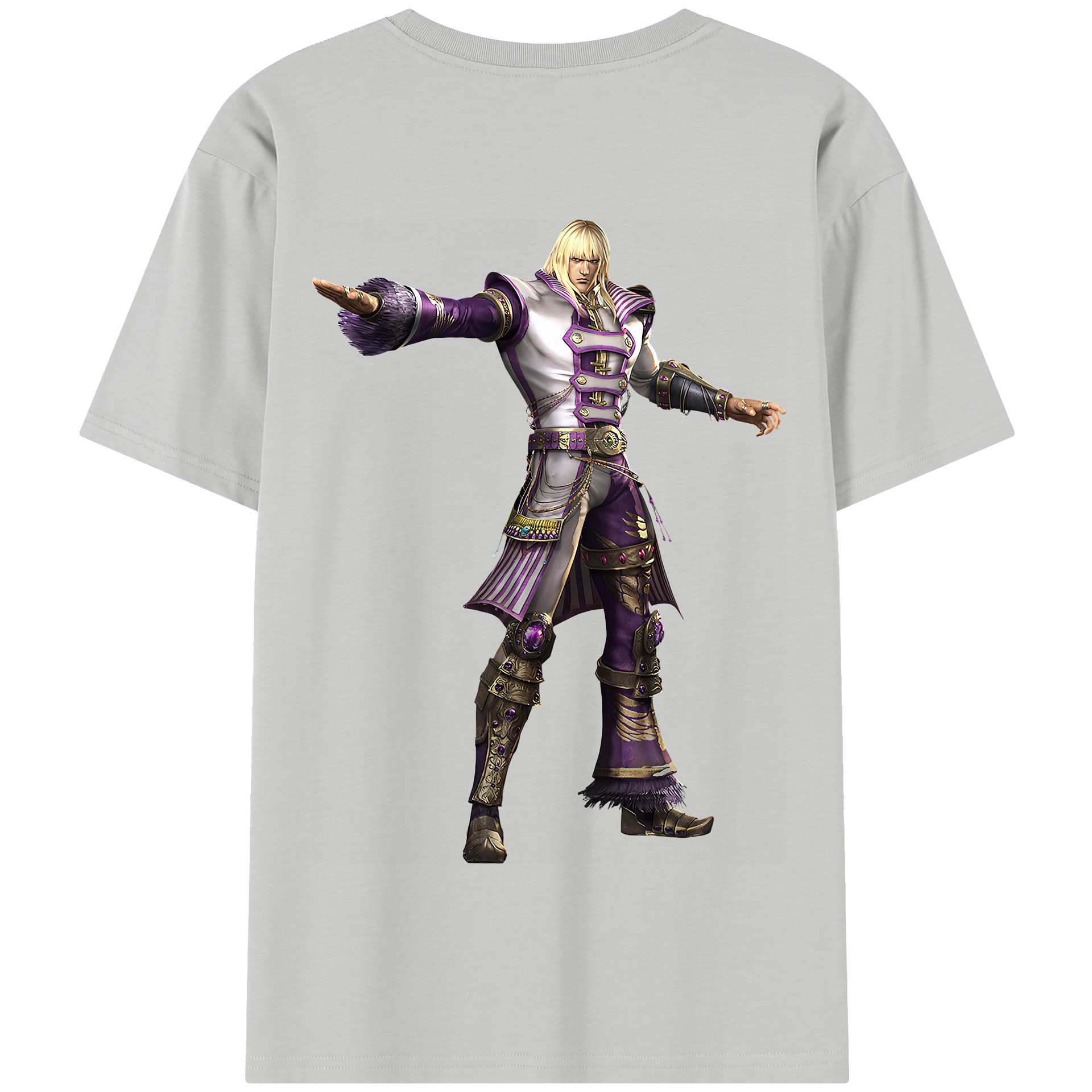 （画像用） 北斗の拳 Fist of the North Star 綿100％半袖Tシャツ（背面プリント）