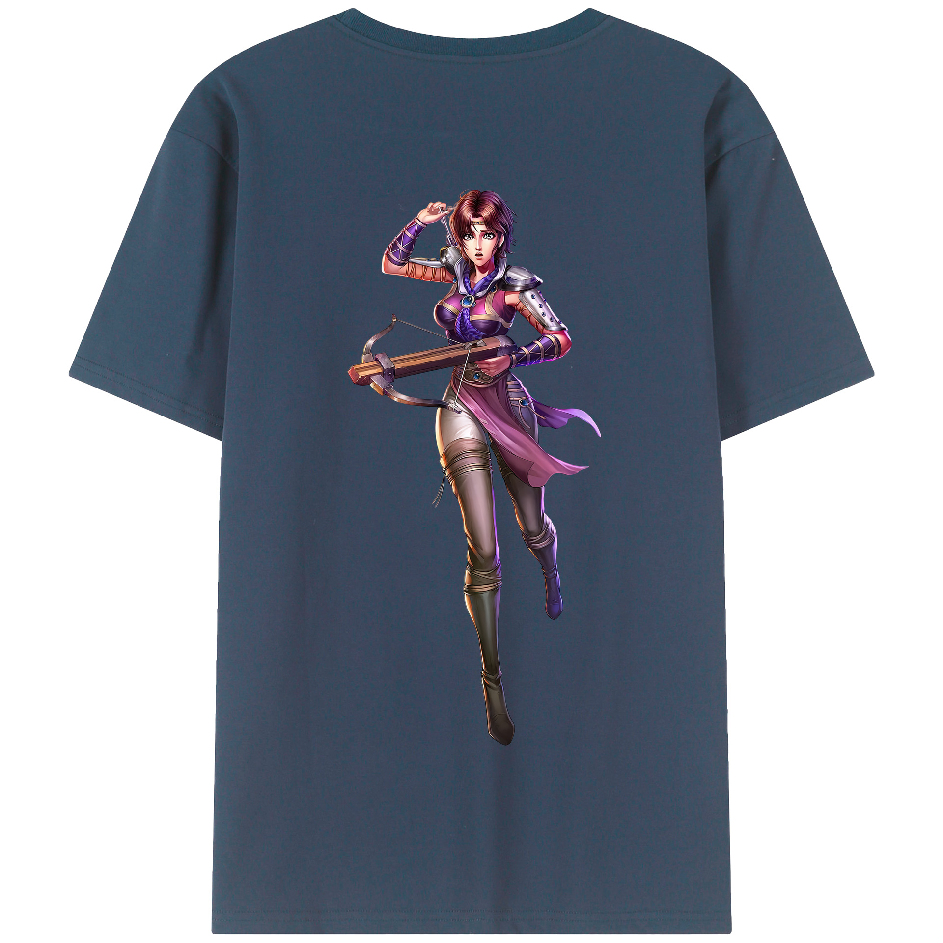 （画像用） 北斗の拳 Fist of the North Star 綿100％半袖Tシャツ（背面プリント）