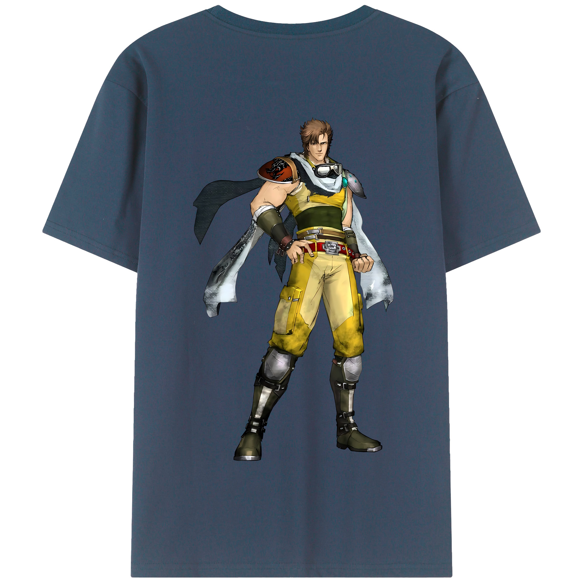 （画像用） 北斗の拳 Fist of the North Star 綿100％半袖Tシャツ（背面プリント）