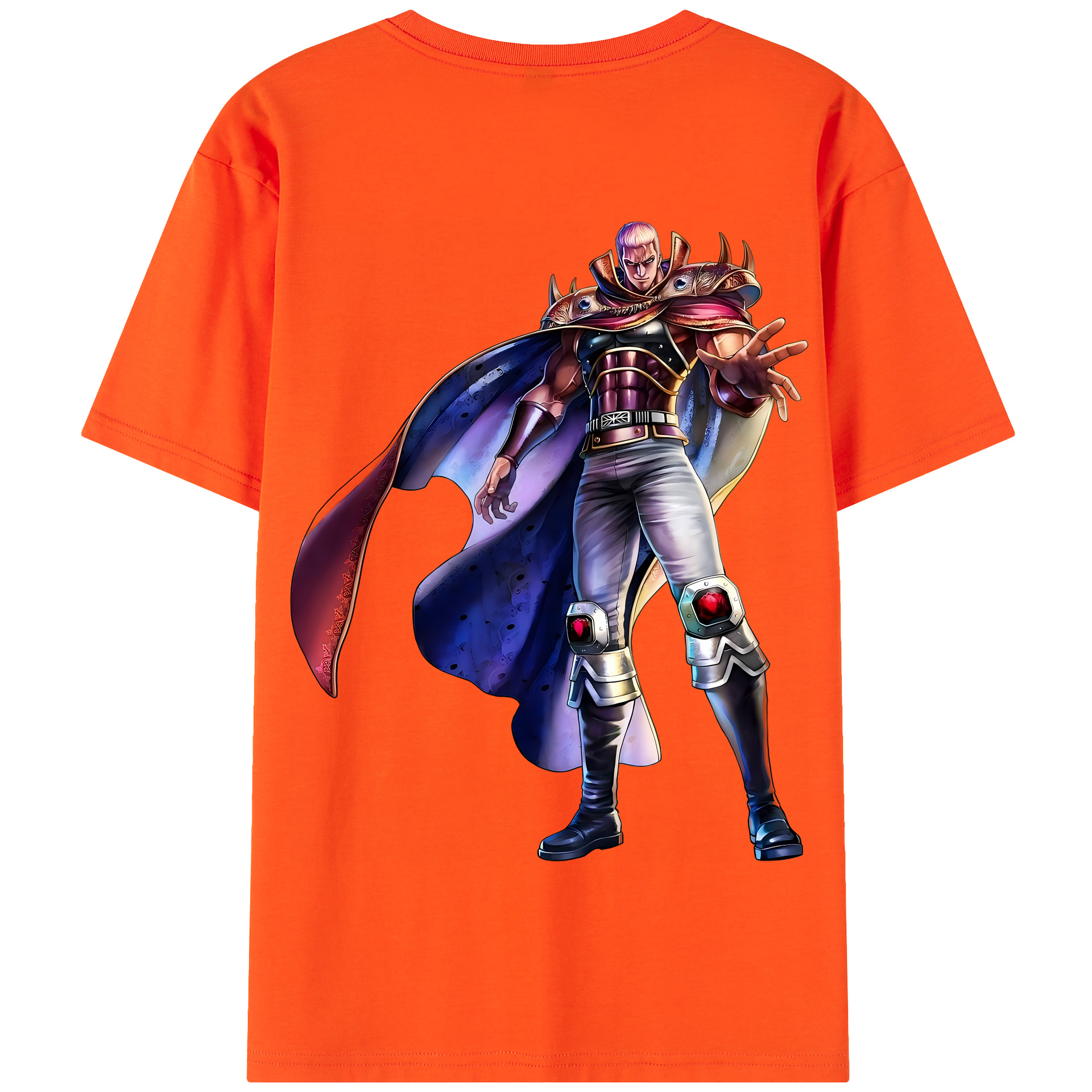 （画像用） 北斗の拳 Fist of the North Star 綿100％半袖Tシャツ（背面プリント）
