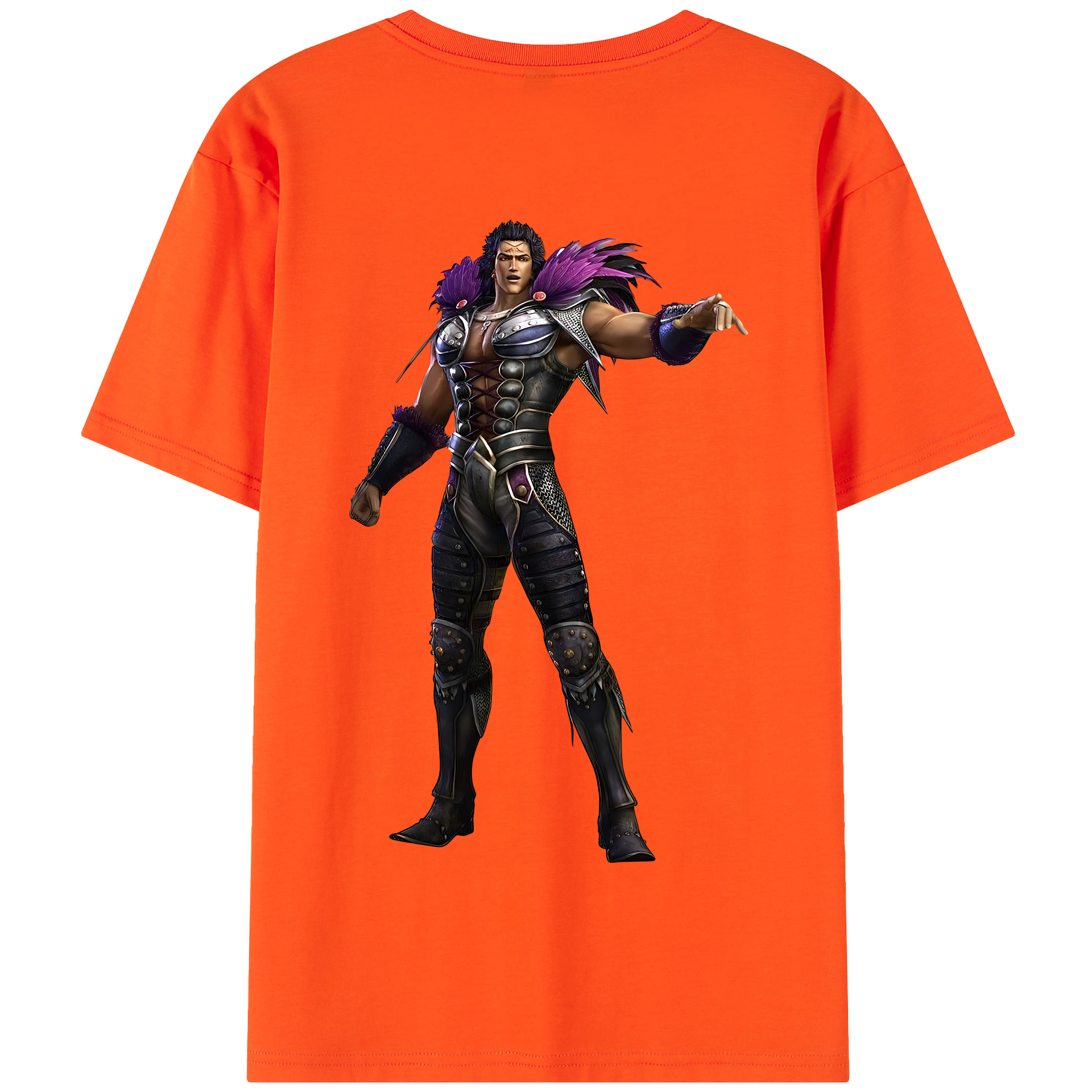 （画像用） 北斗の拳 Fist of the North Star 綿100％半袖Tシャツ（背面プリント）