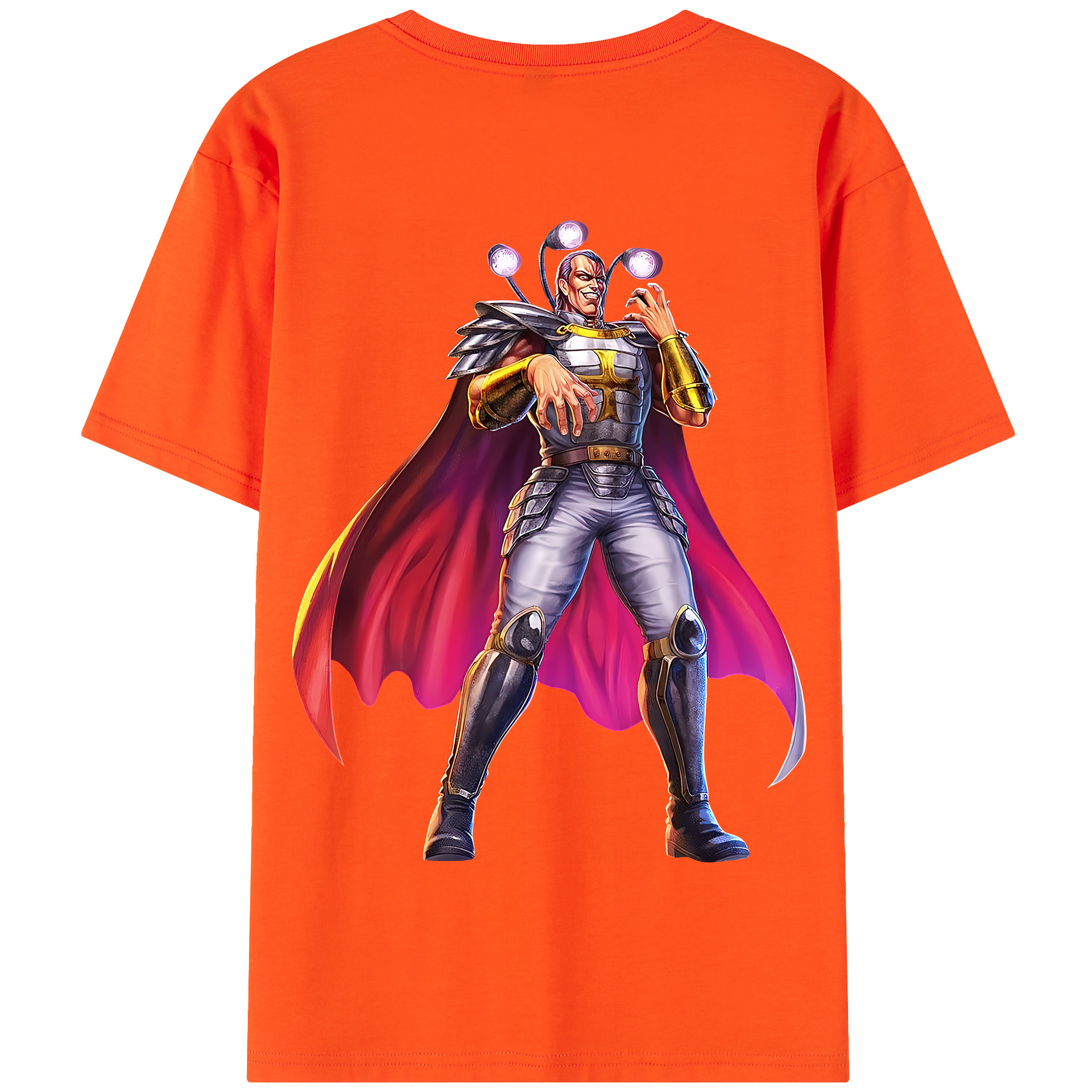 （画像用） 北斗の拳 Fist of the North Star 綿100％半袖Tシャツ（背面プリント）