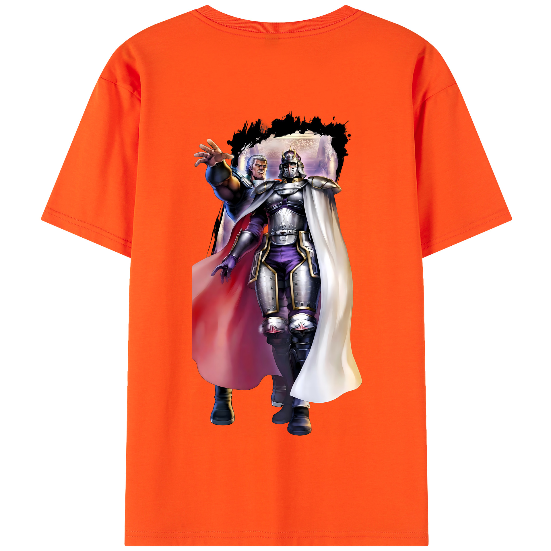 （画像用） 北斗の拳 Fist of the North Star 綿100％半袖Tシャツ（背面プリント）