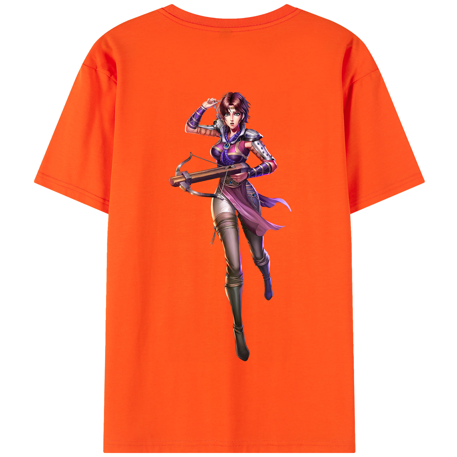 （画像用） 北斗の拳 Fist of the North Star 綿100％半袖Tシャツ（背面プリント）