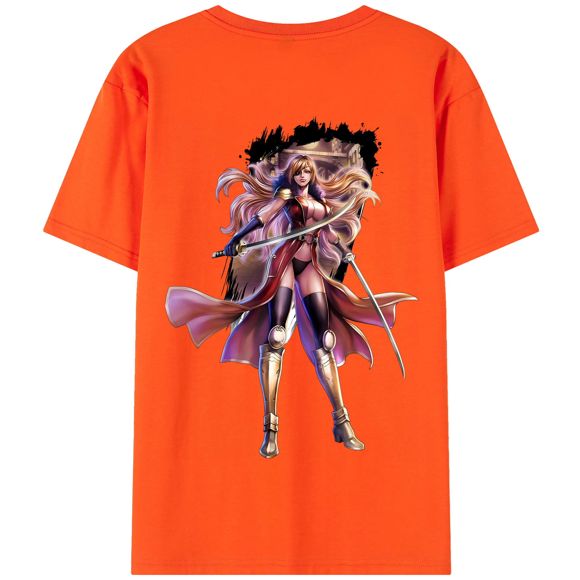 （画像用） 北斗の拳 Fist of the North Star 綿100％半袖Tシャツ（背面プリント）