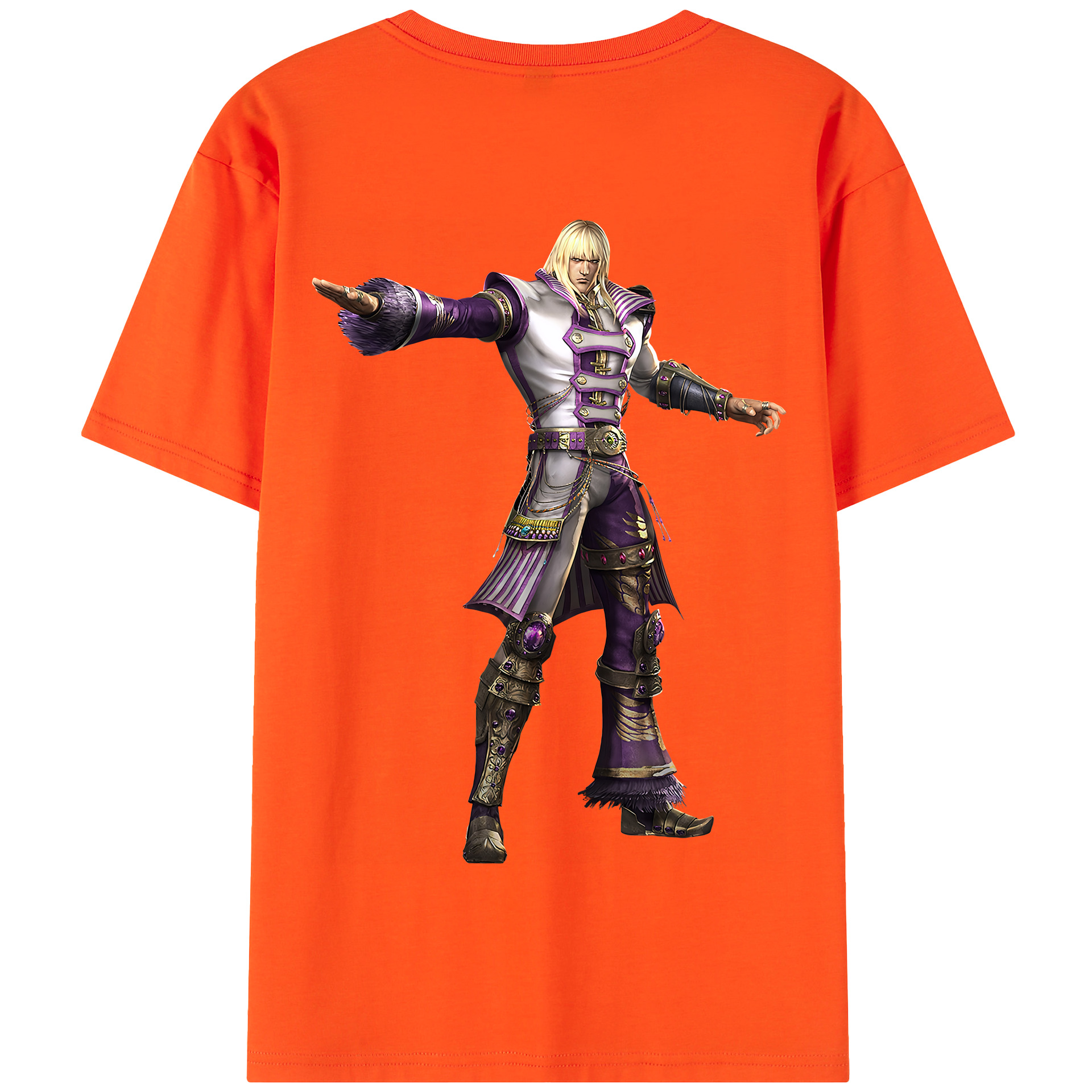 （画像用） 北斗の拳 Fist of the North Star 綿100％半袖Tシャツ（背面プリント）