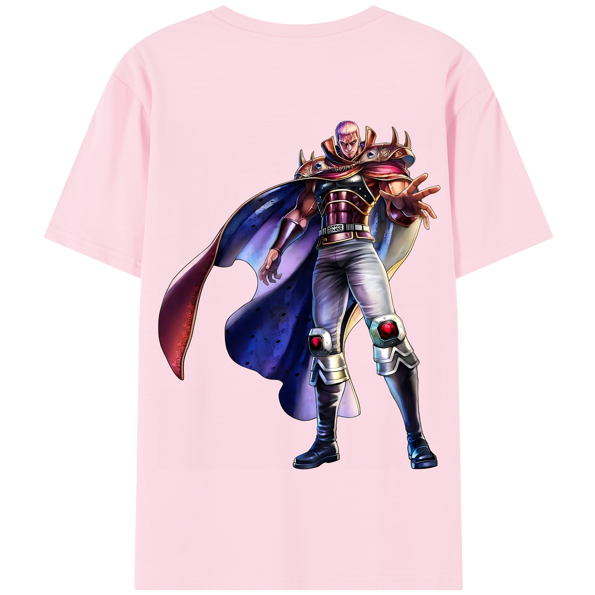 （画像用） 北斗の拳 Fist of the North Star 綿100％半袖Tシャツ（背面プリント）