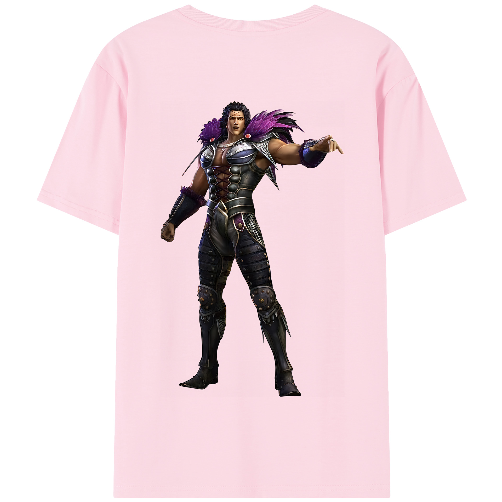 （画像用） 北斗の拳 Fist of the North Star 綿100％半袖Tシャツ（背面プリント）
