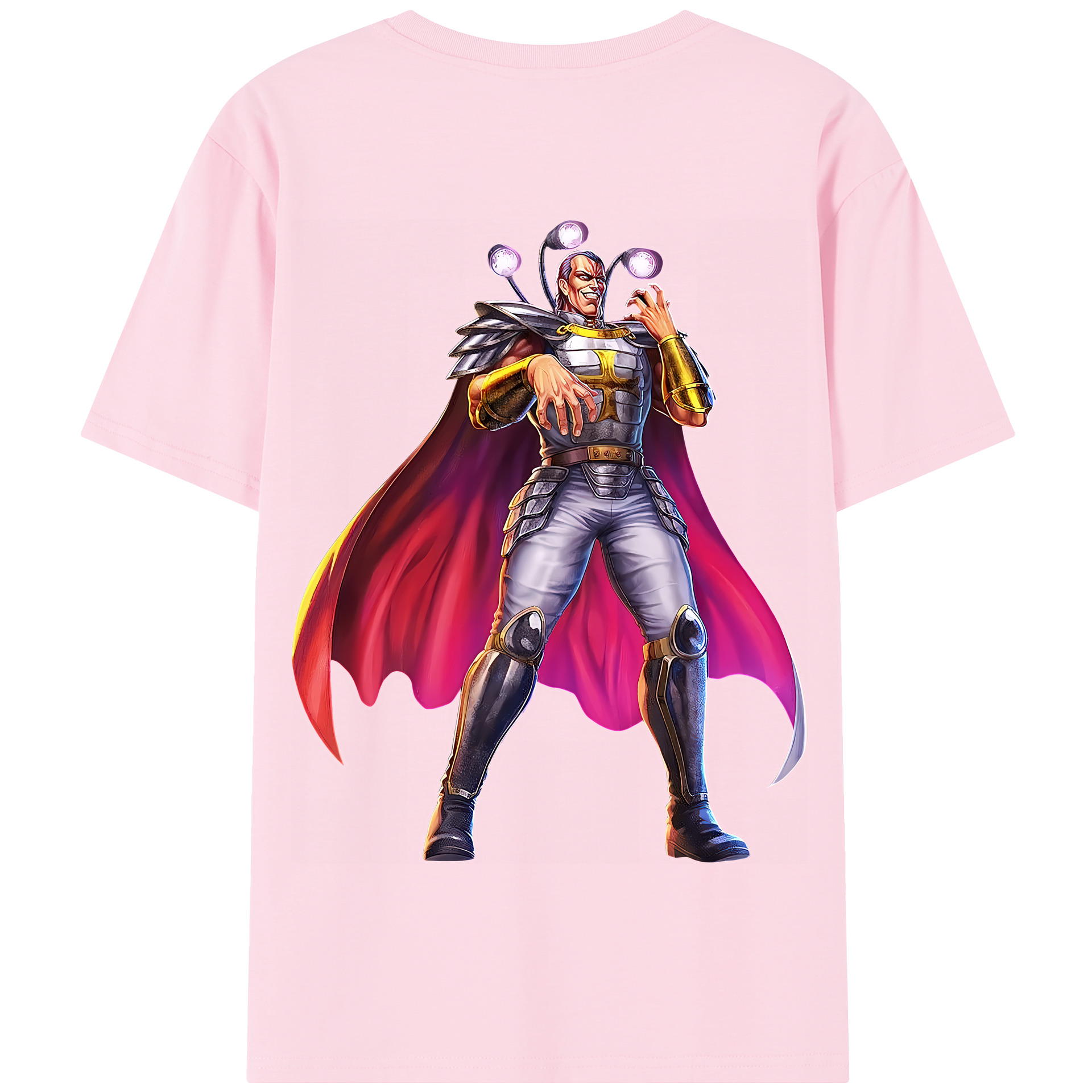 （画像用） 北斗の拳 Fist of the North Star 綿100％半袖Tシャツ（背面プリント）