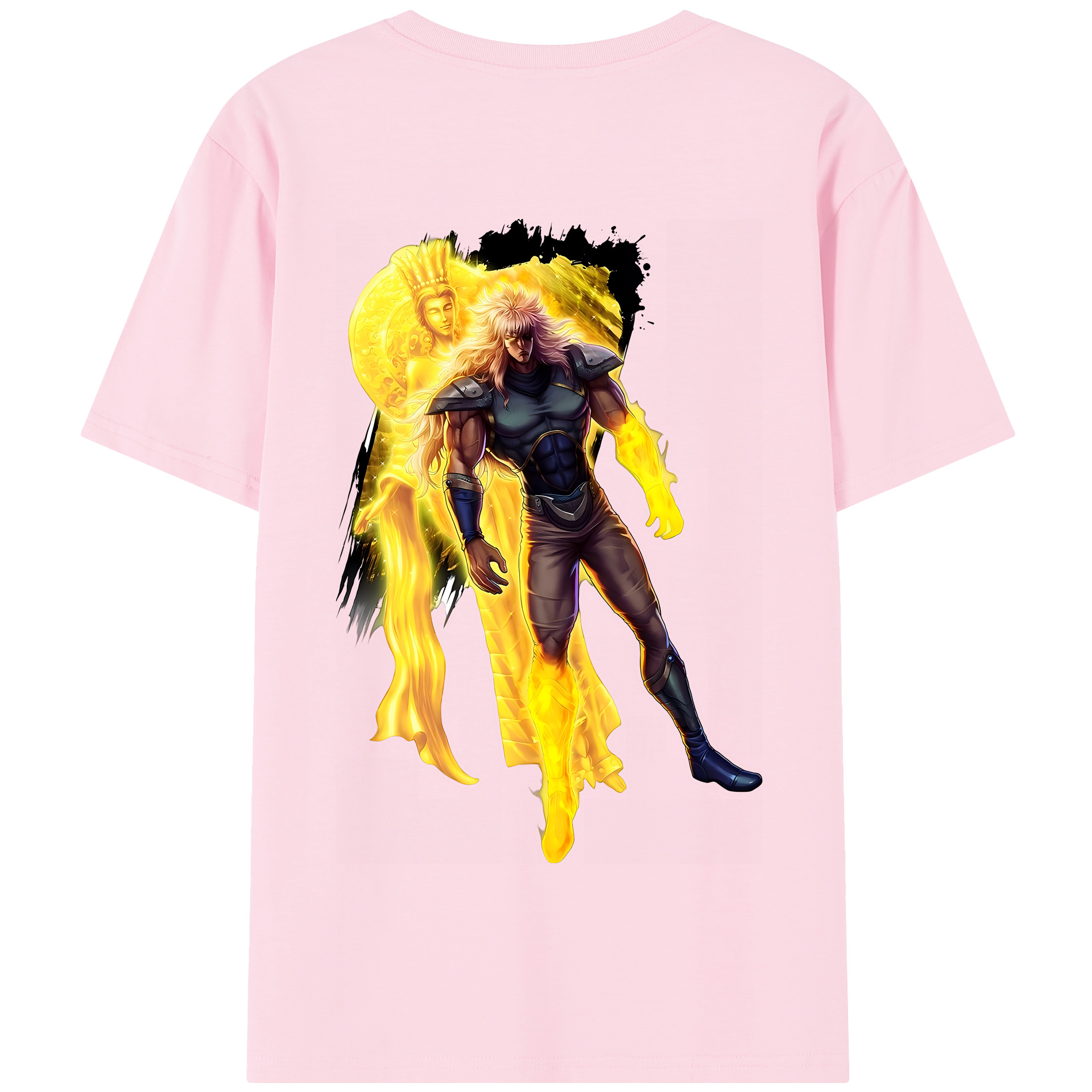 （画像用） 北斗の拳 Fist of the North Star 綿100％半袖Tシャツ（背面プリント）