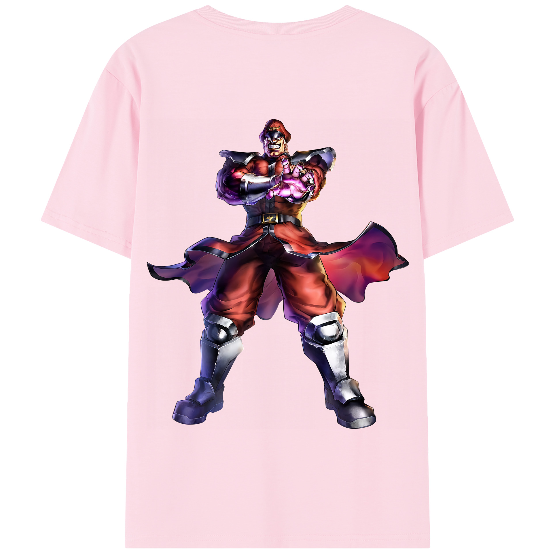 （画像用） 北斗の拳 Fist of the North Star 綿100％半袖Tシャツ（背面プリント）