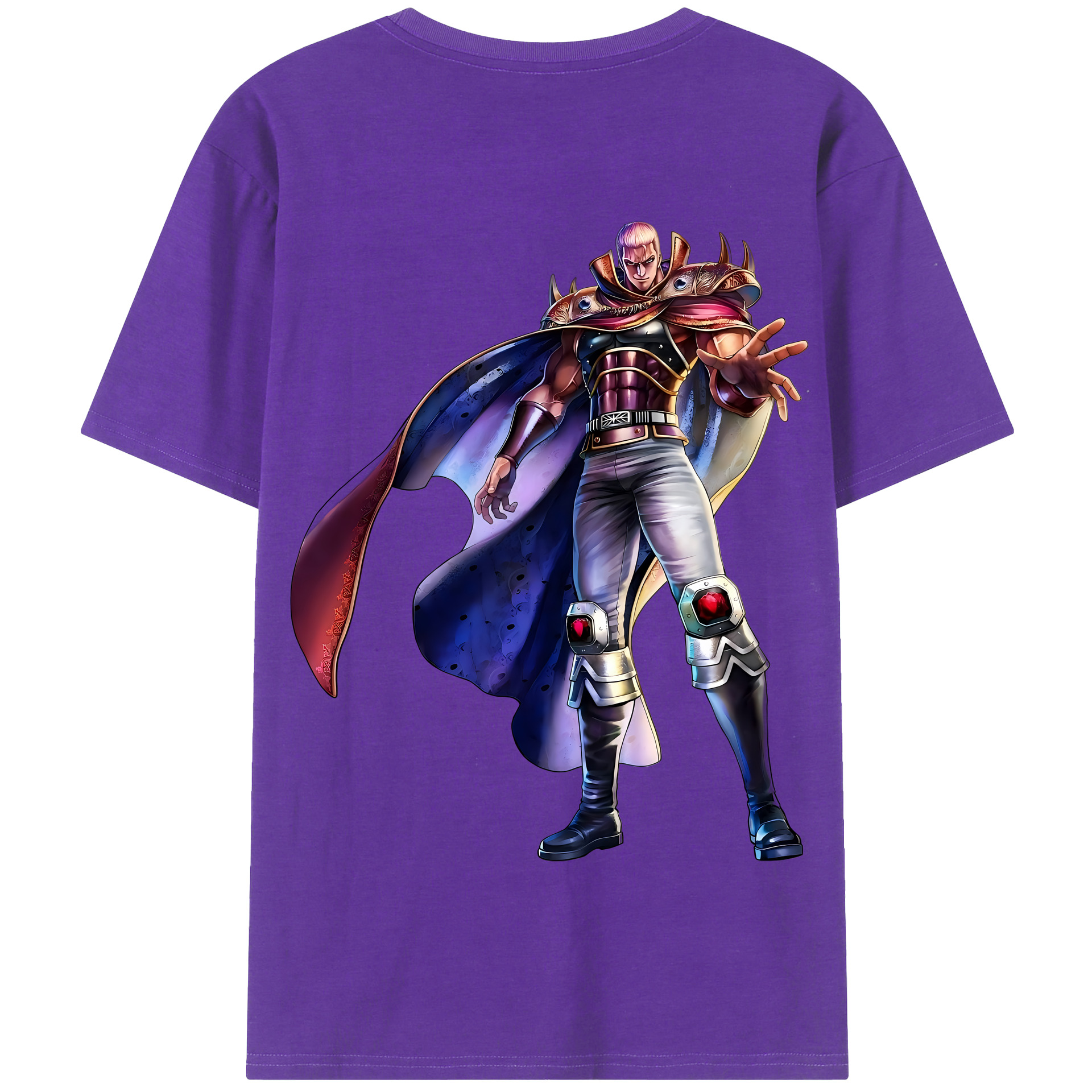 （画像用） 北斗の拳 Fist of the North Star 綿100％半袖Tシャツ（背面プリント）