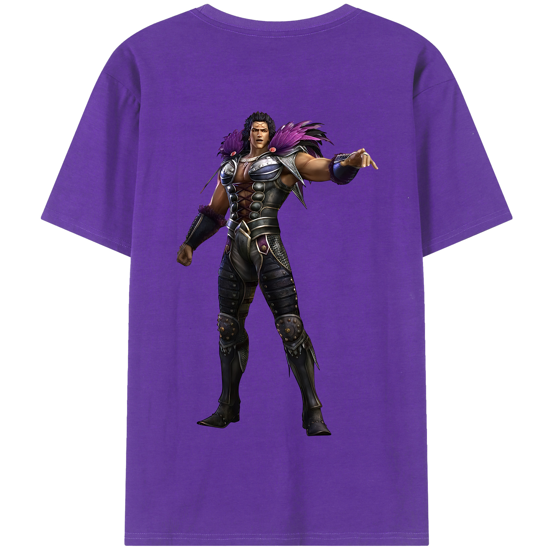 （画像用） 北斗の拳 Fist of the North Star 綿100％半袖Tシャツ（背面プリント）