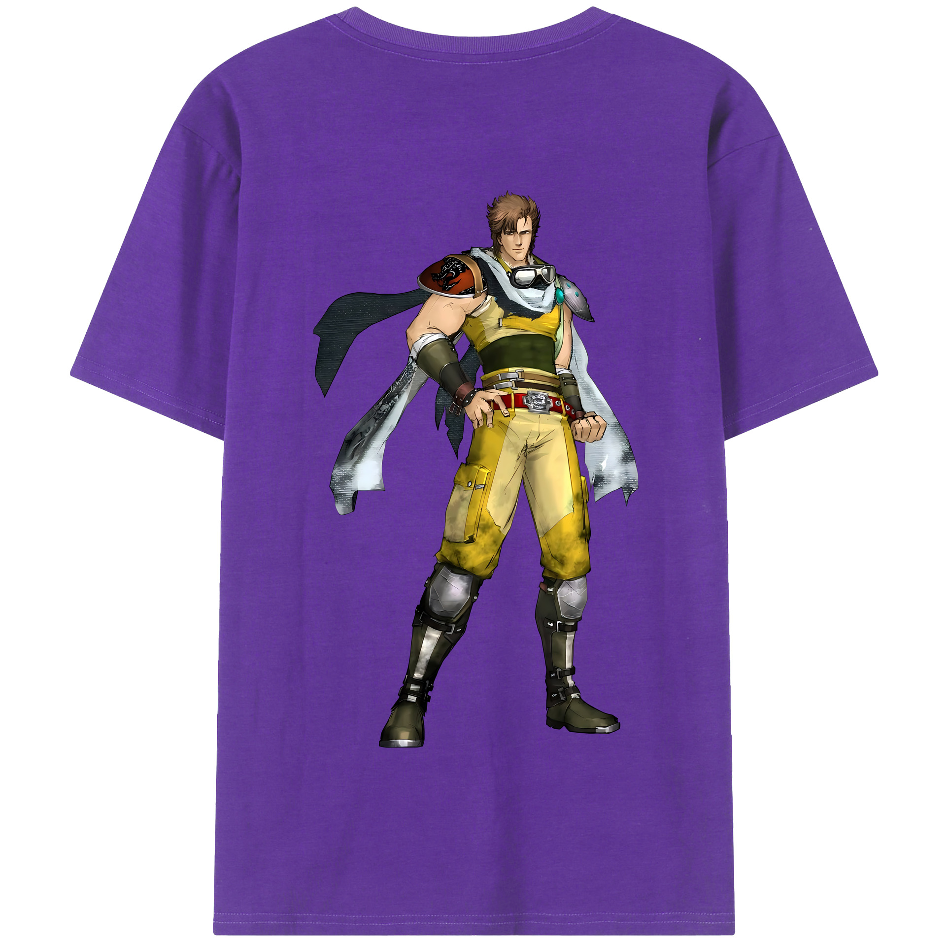 （画像用） 北斗の拳 Fist of the North Star 綿100％半袖Tシャツ（背面プリント）
