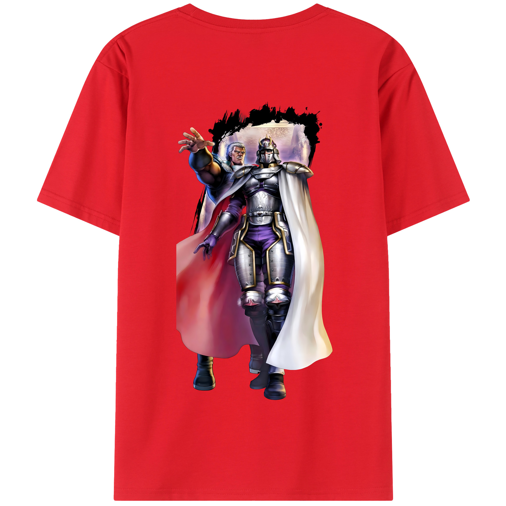 （画像用） 北斗の拳 Fist of the North Star 綿100％半袖Tシャツ（背面プリント）