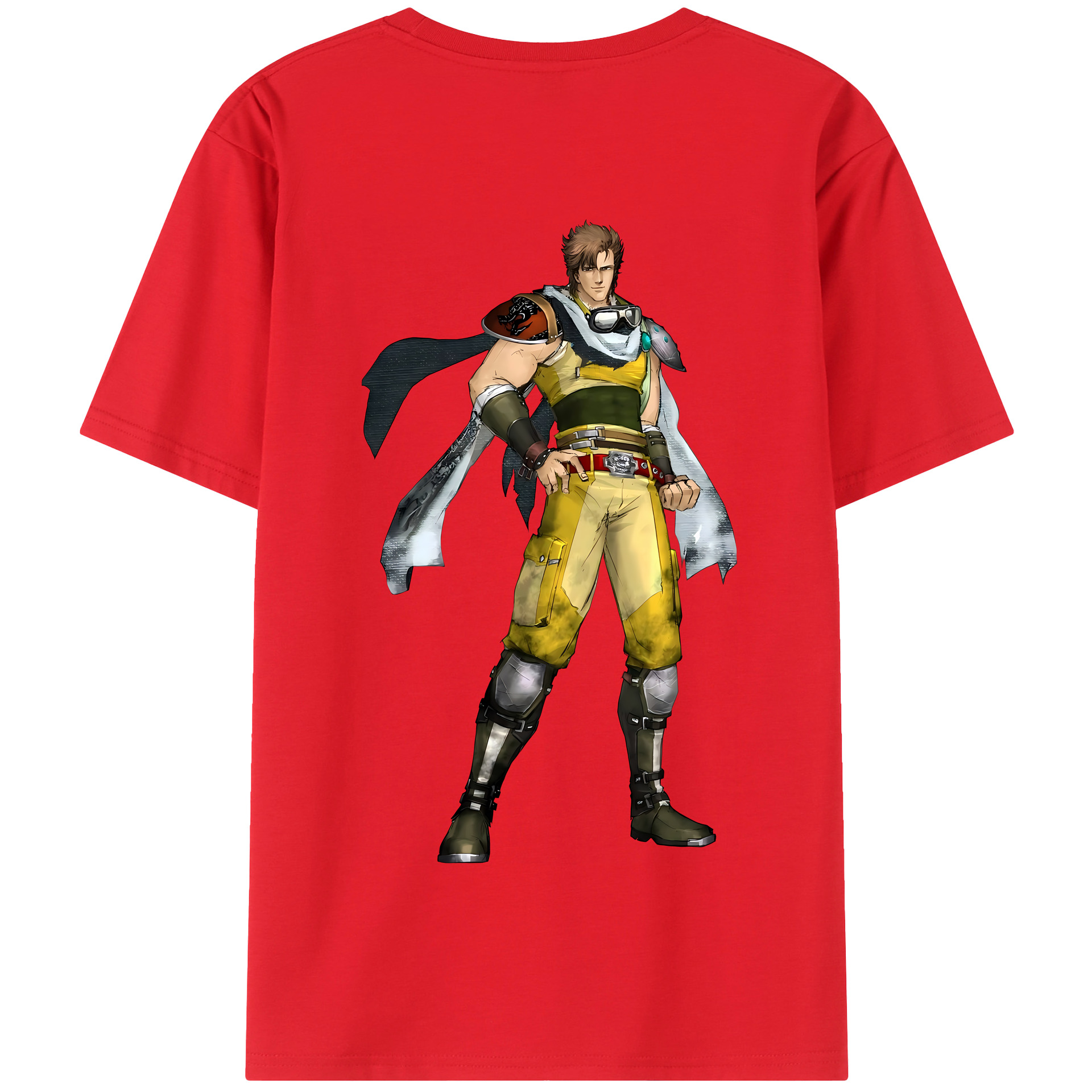 （画像用） 北斗の拳 Fist of the North Star 綿100％半袖Tシャツ（背面プリント）