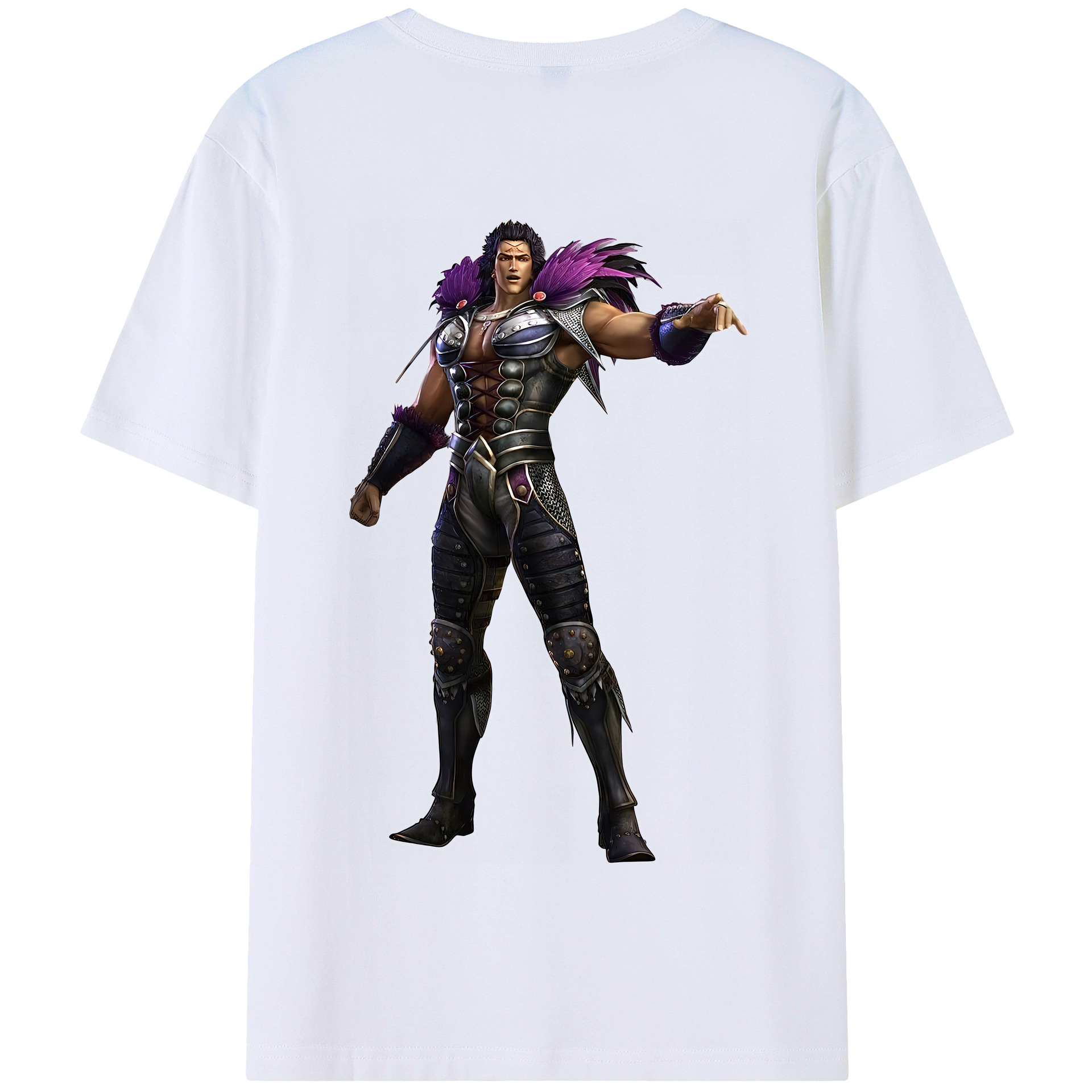 （画像用） 北斗の拳 Fist of the North Star 綿100％半袖Tシャツ（背面プリント）