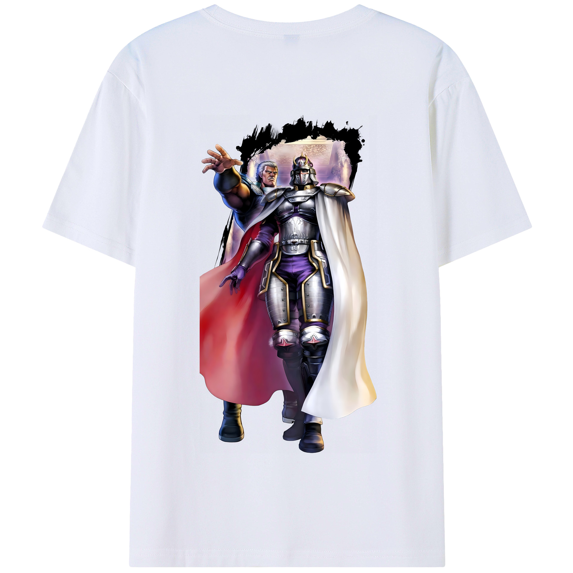 （画像用） 北斗の拳 Fist of the North Star 綿100％半袖Tシャツ（背面プリント）