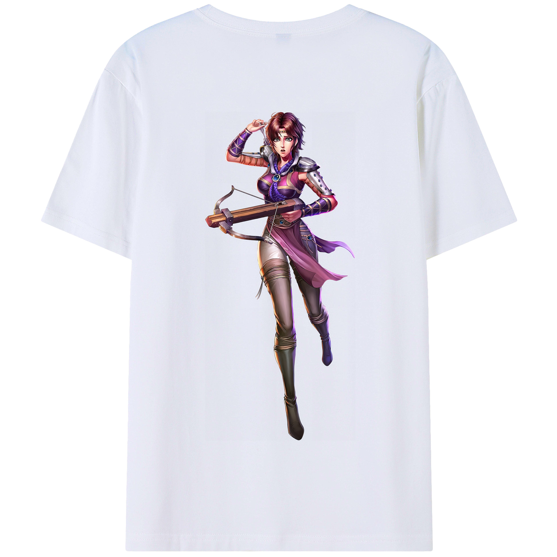 （画像用） 北斗の拳 Fist of the North Star 綿100％半袖Tシャツ（背面プリント）