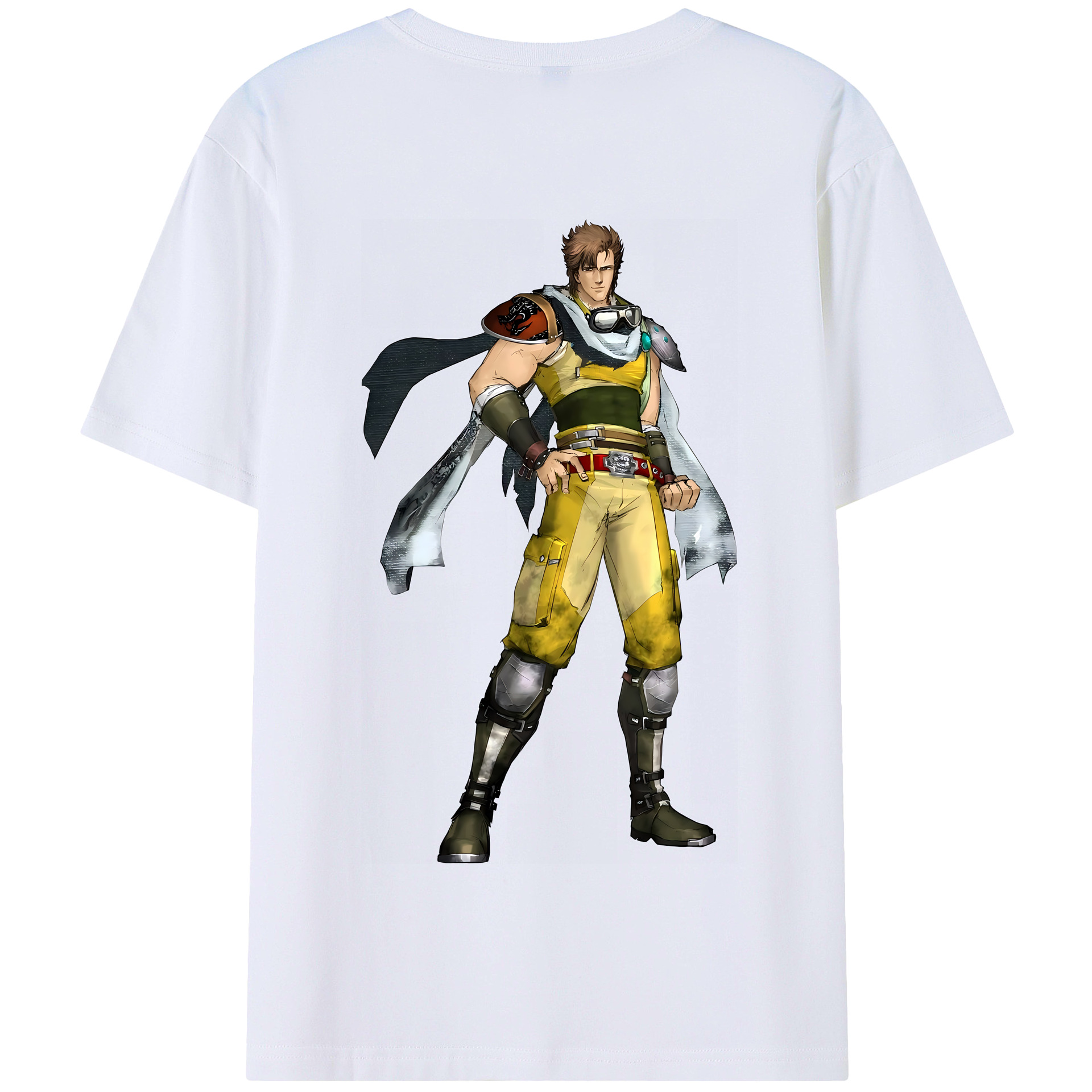 （画像用） 北斗の拳 Fist of the North Star 綿100％半袖Tシャツ（背面プリント）