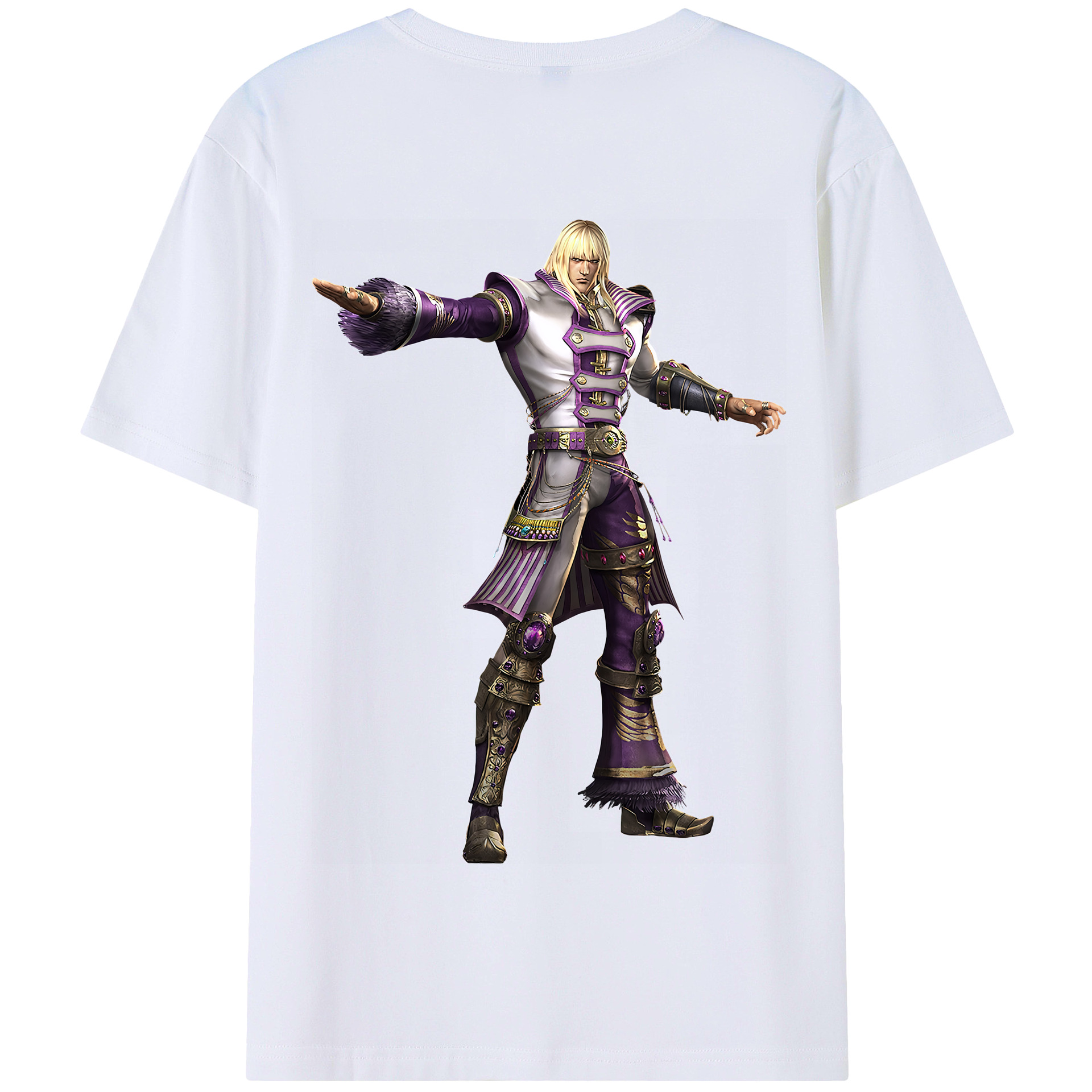 （画像用） 北斗の拳 Fist of the North Star 綿100％半袖Tシャツ（背面プリント）