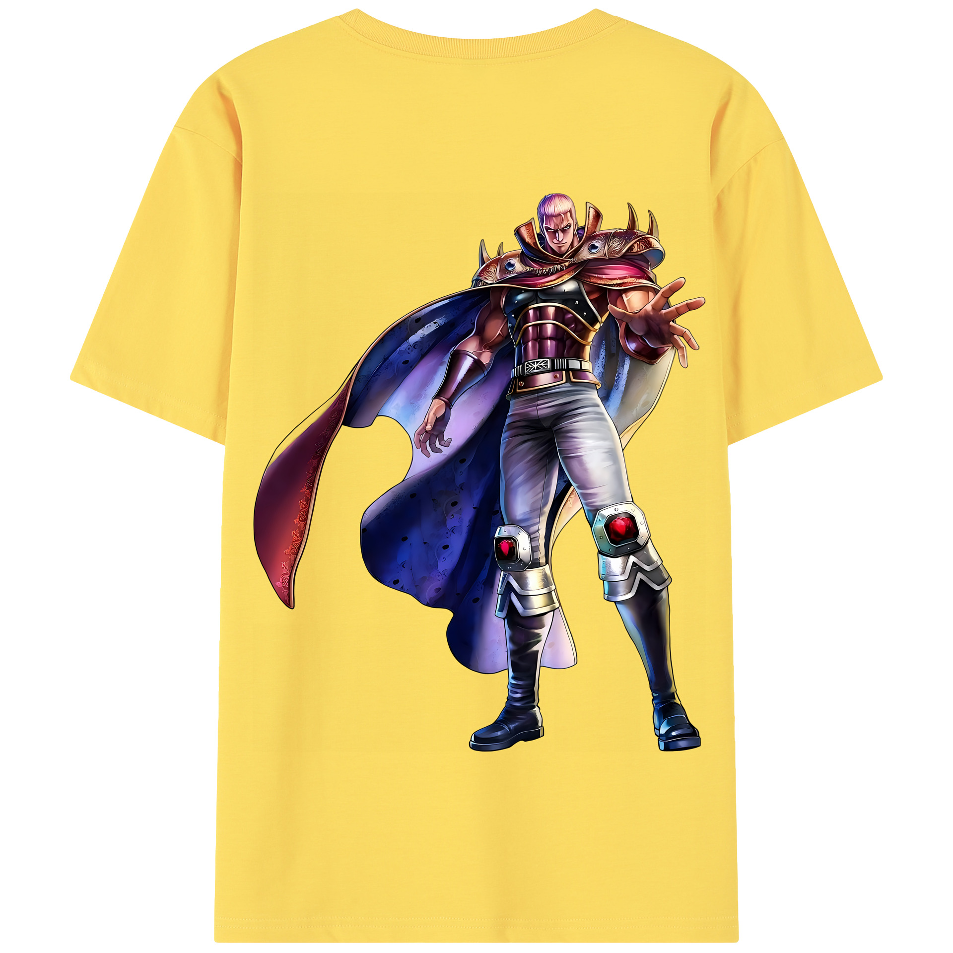 （画像用） 北斗の拳 Fist of the North Star 綿100％半袖Tシャツ（背面プリント）