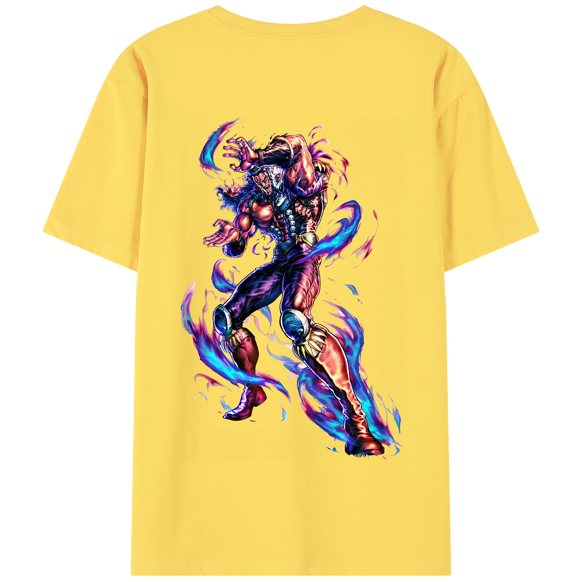 （画像用） 北斗の拳 Fist of the North Star 綿100％半袖Tシャツ（背面プリント）
